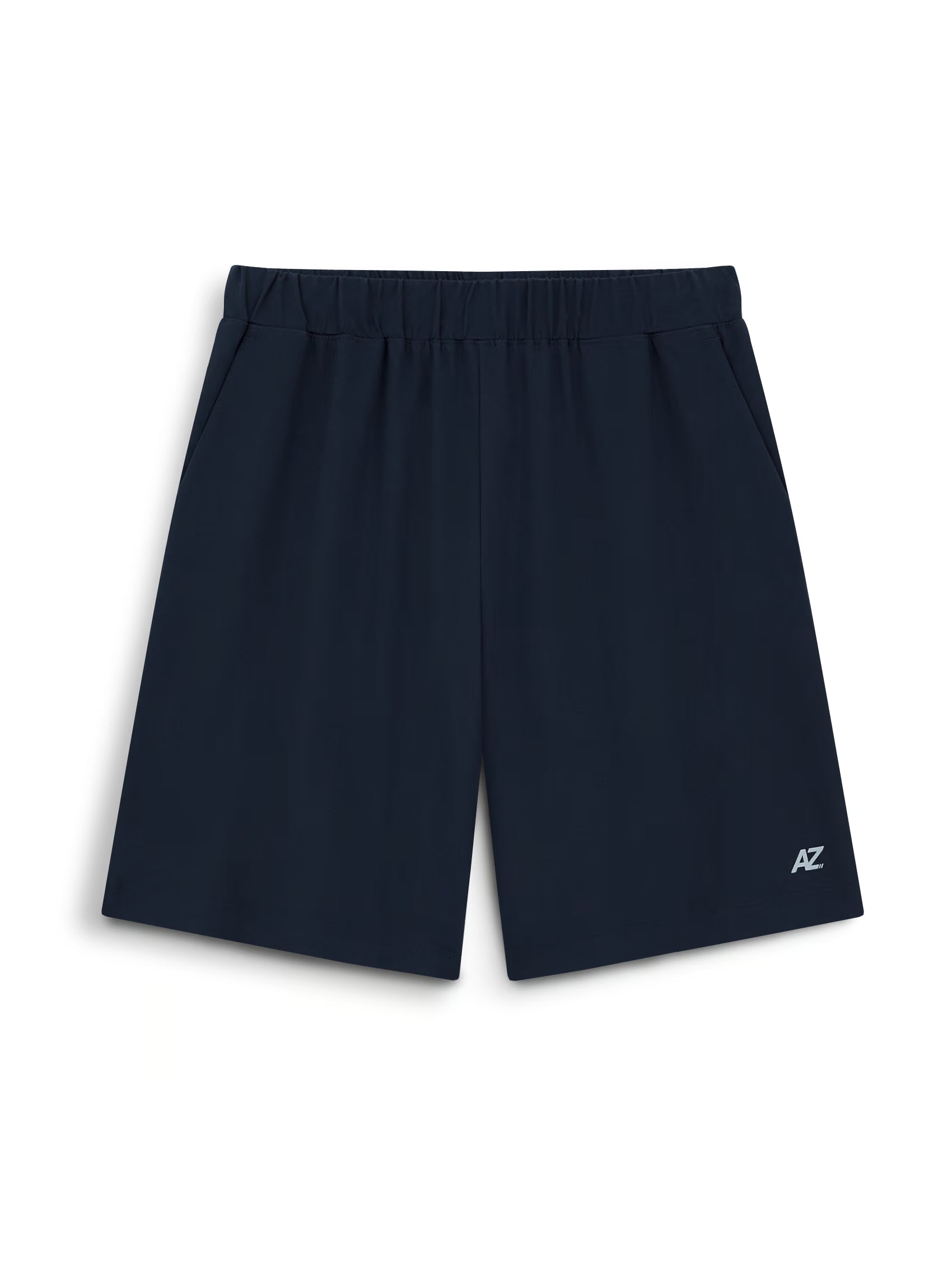 AIIZ Men's Quick Dry Stretch Active Shorts (Navy / S)