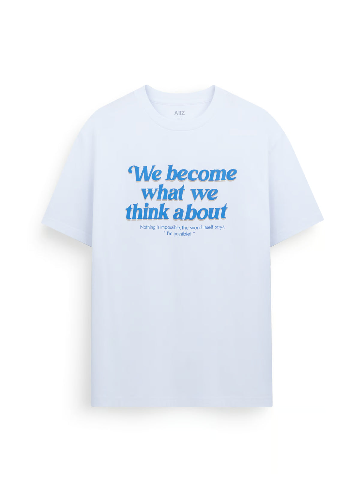 AIIZ Men's Graphic T-Shirt (White / S)