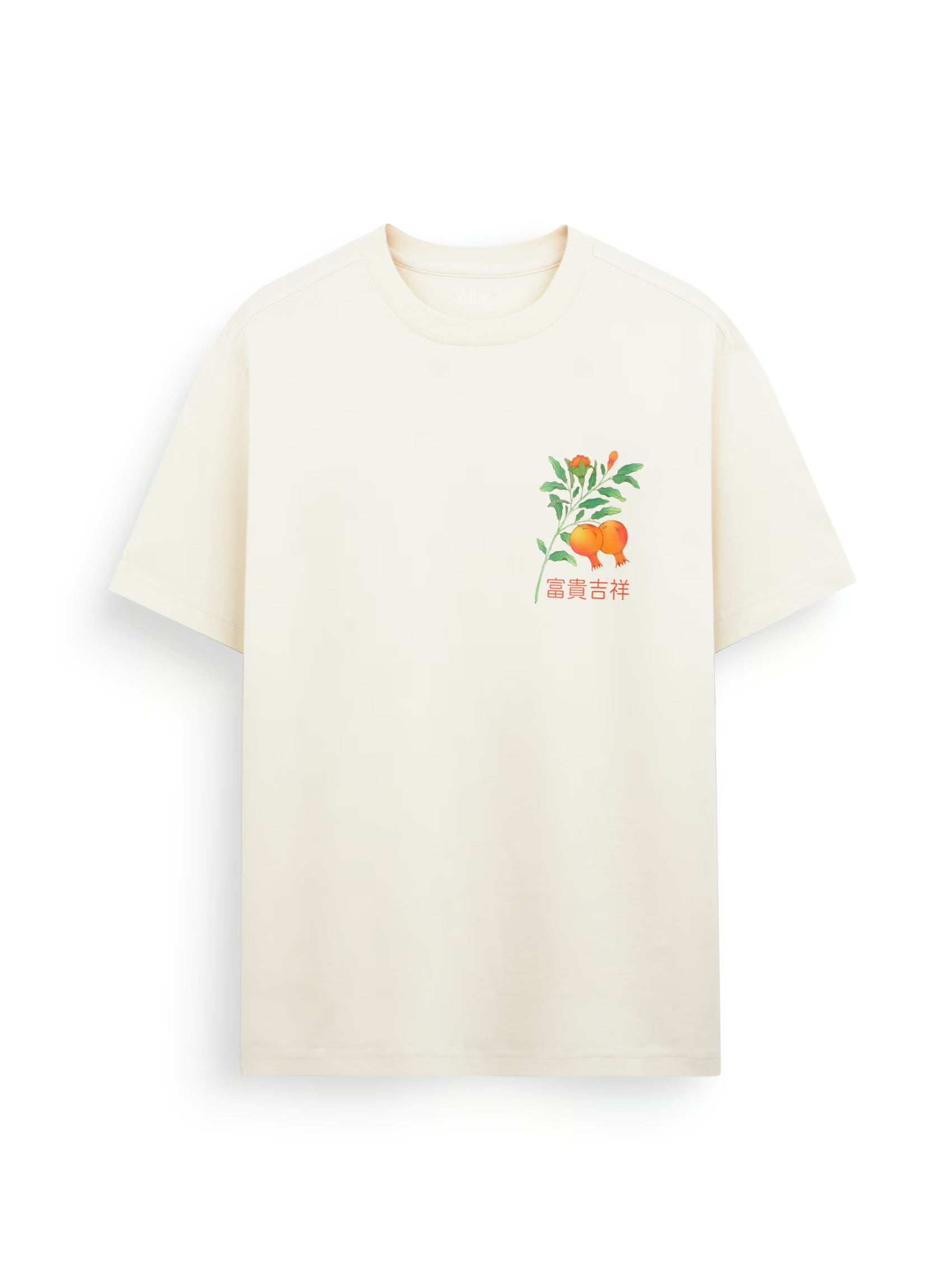 AIIZ Men's Graphic T-Shirt (Beige / S)