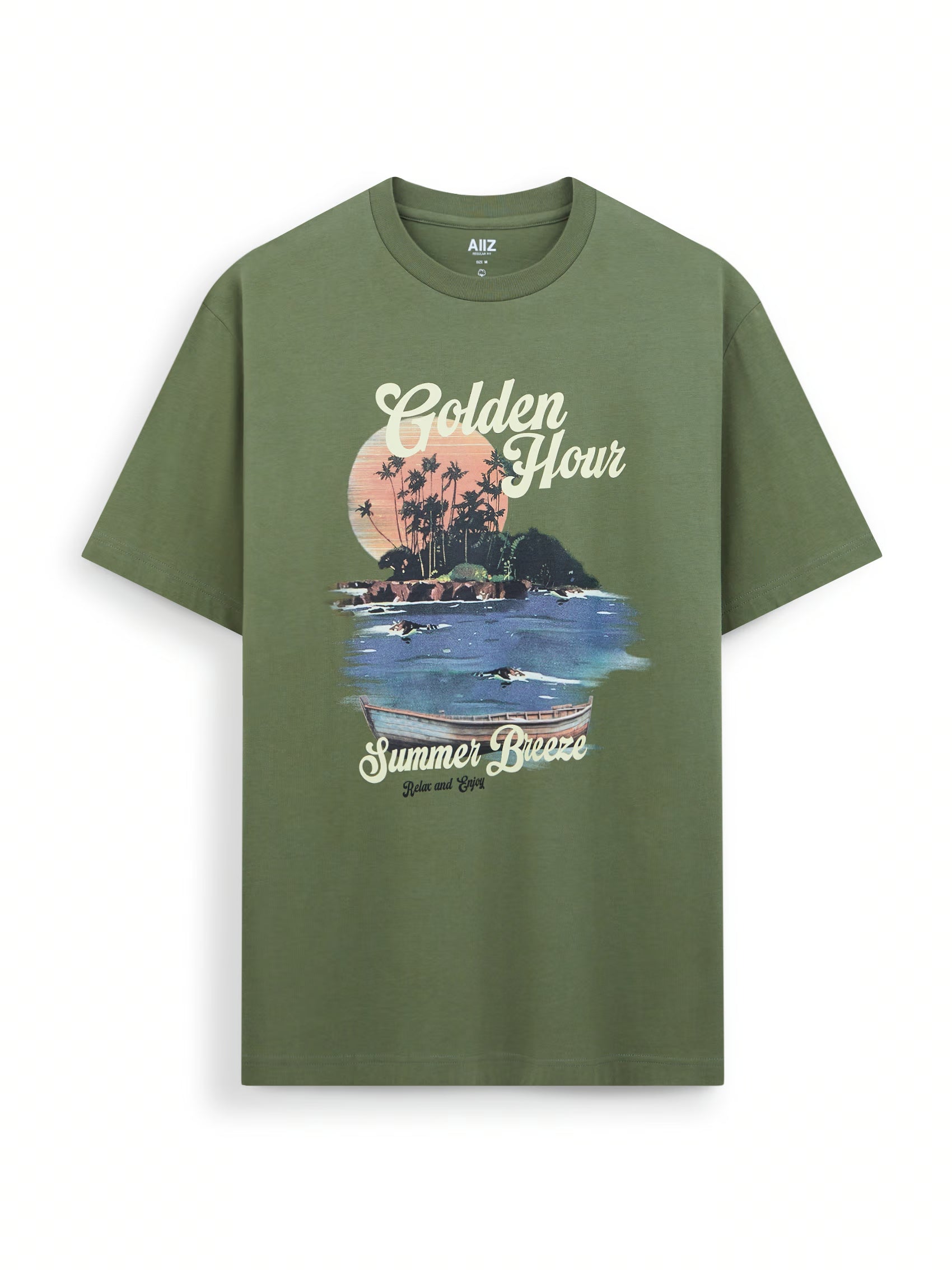 AIIZ Men's Graphic T-Shirt