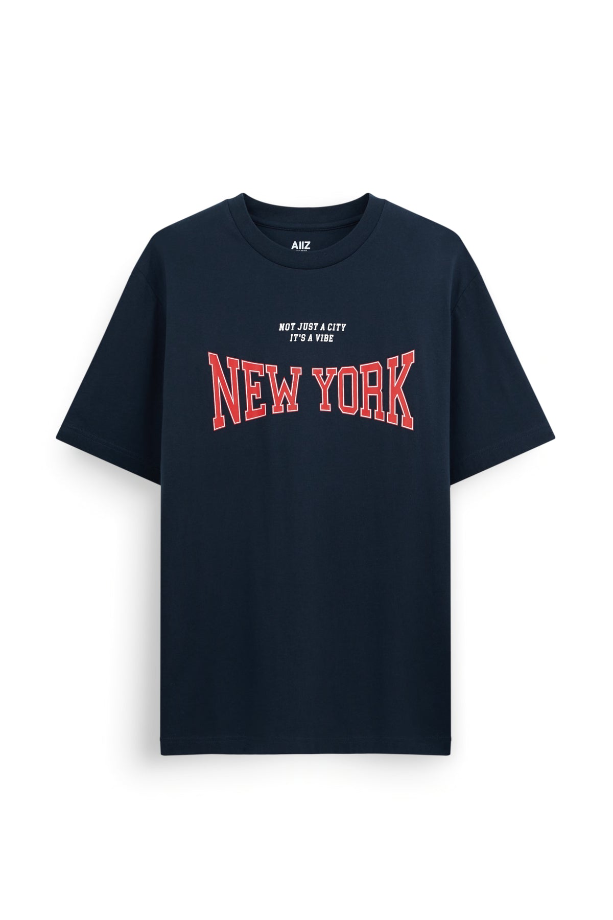 AIIZ Men's Graphic T-Shirt (Navy / S)