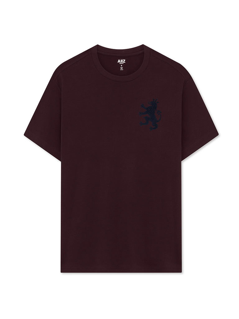 Men's Lion T-Shirt (Maroon / S)