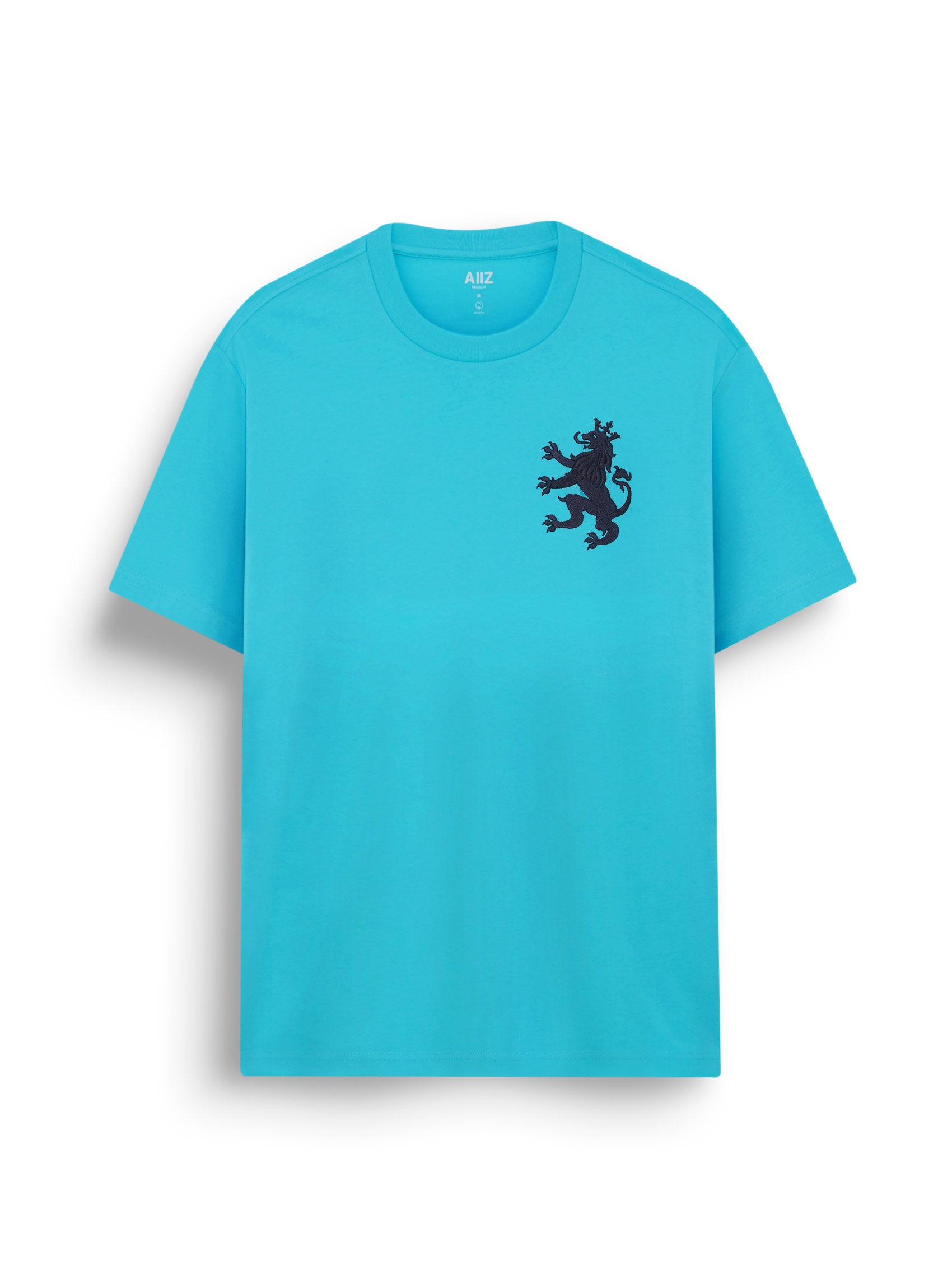 AIIZ Men's Lion T-Shirt (Blue / S)