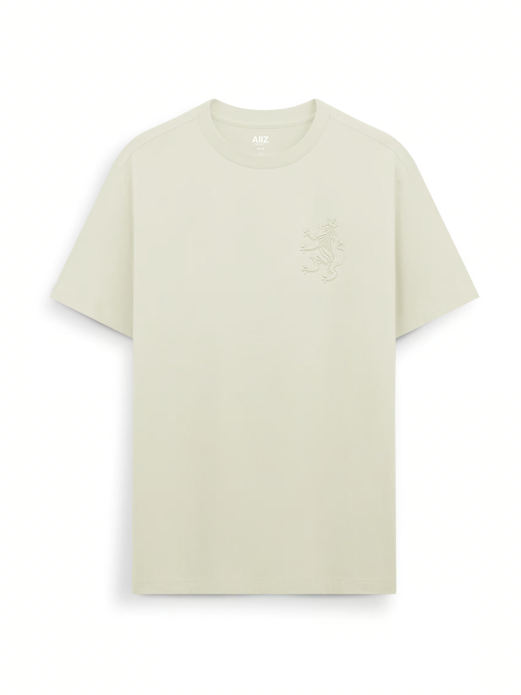 AIIZ Men's Big Lion T-Shirt (Beige / S)
