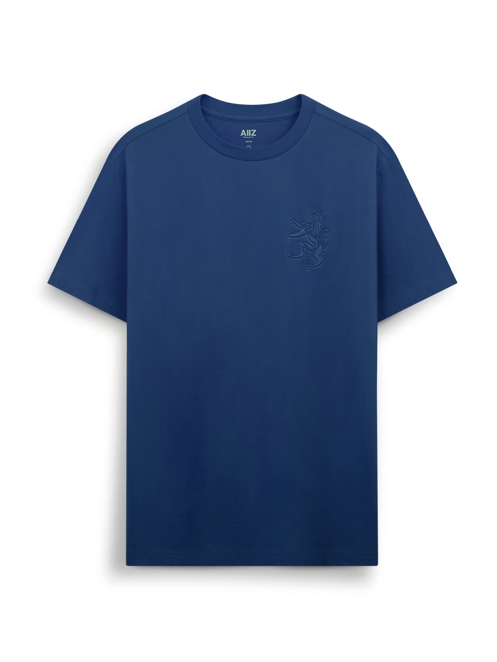 AIIZ Men's Big Lion T-Shirt (Navy / S)