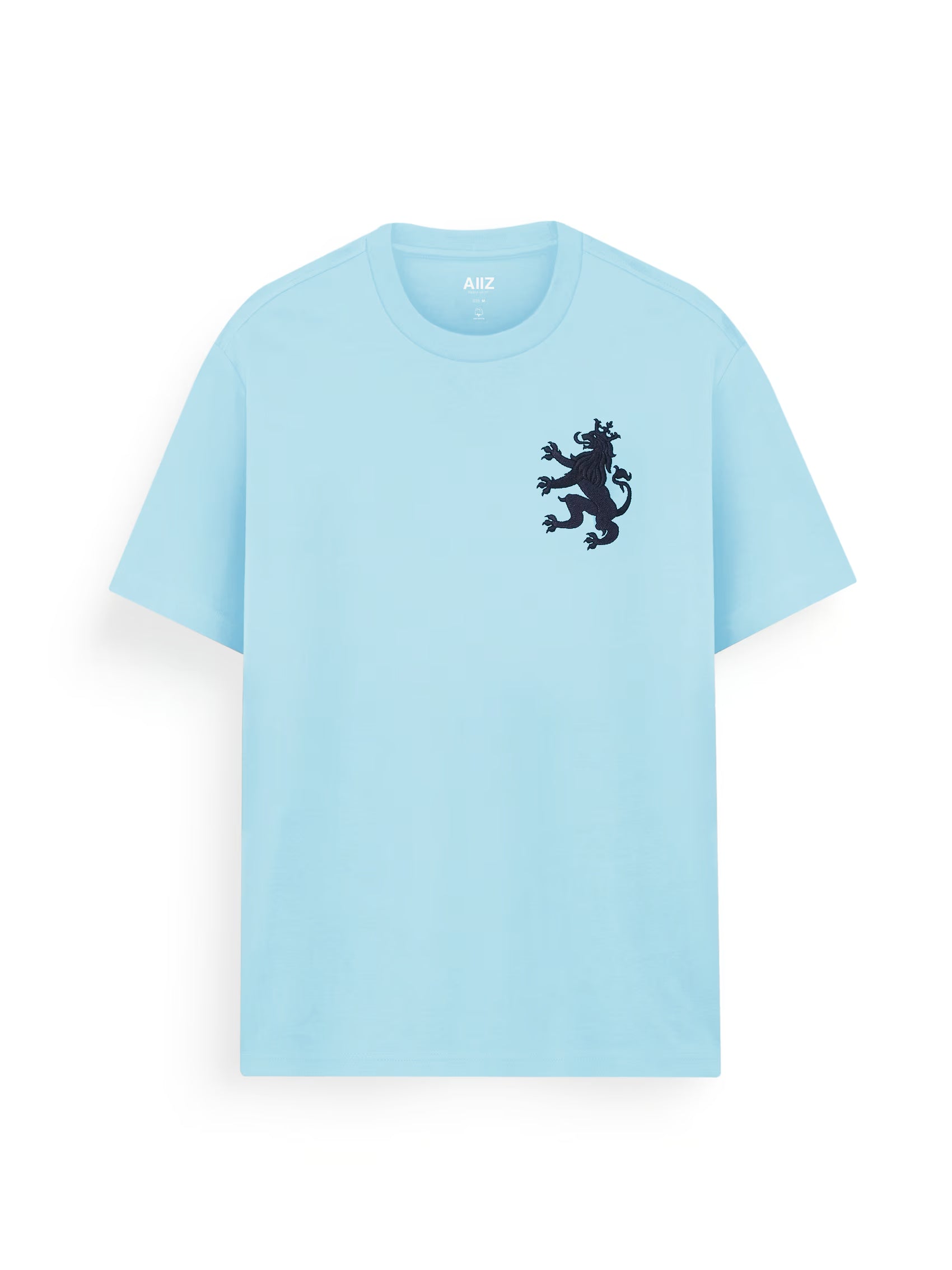 AIIZ Men's Big Lion T-Shirt (Light Blue / S)