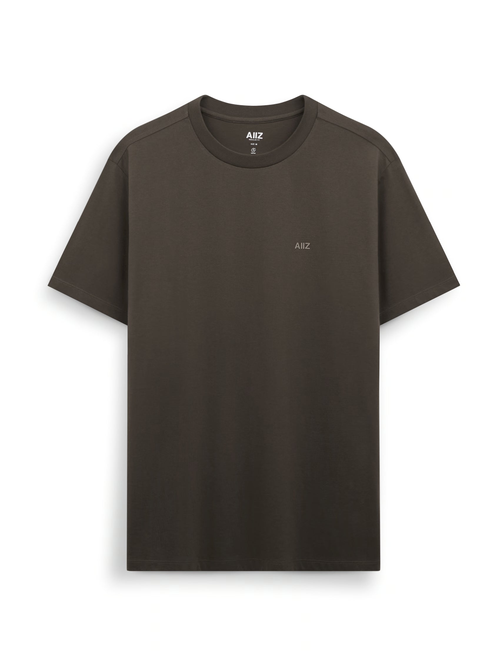 AIIZ Men's AIIZ Logo T-Shirt (Dark Grey / S)