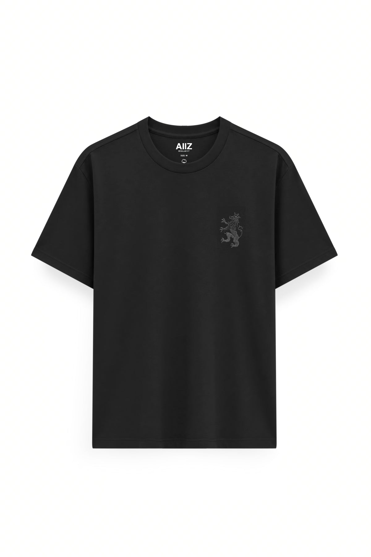 AIIZ Men's Lion Logo T-Shirt