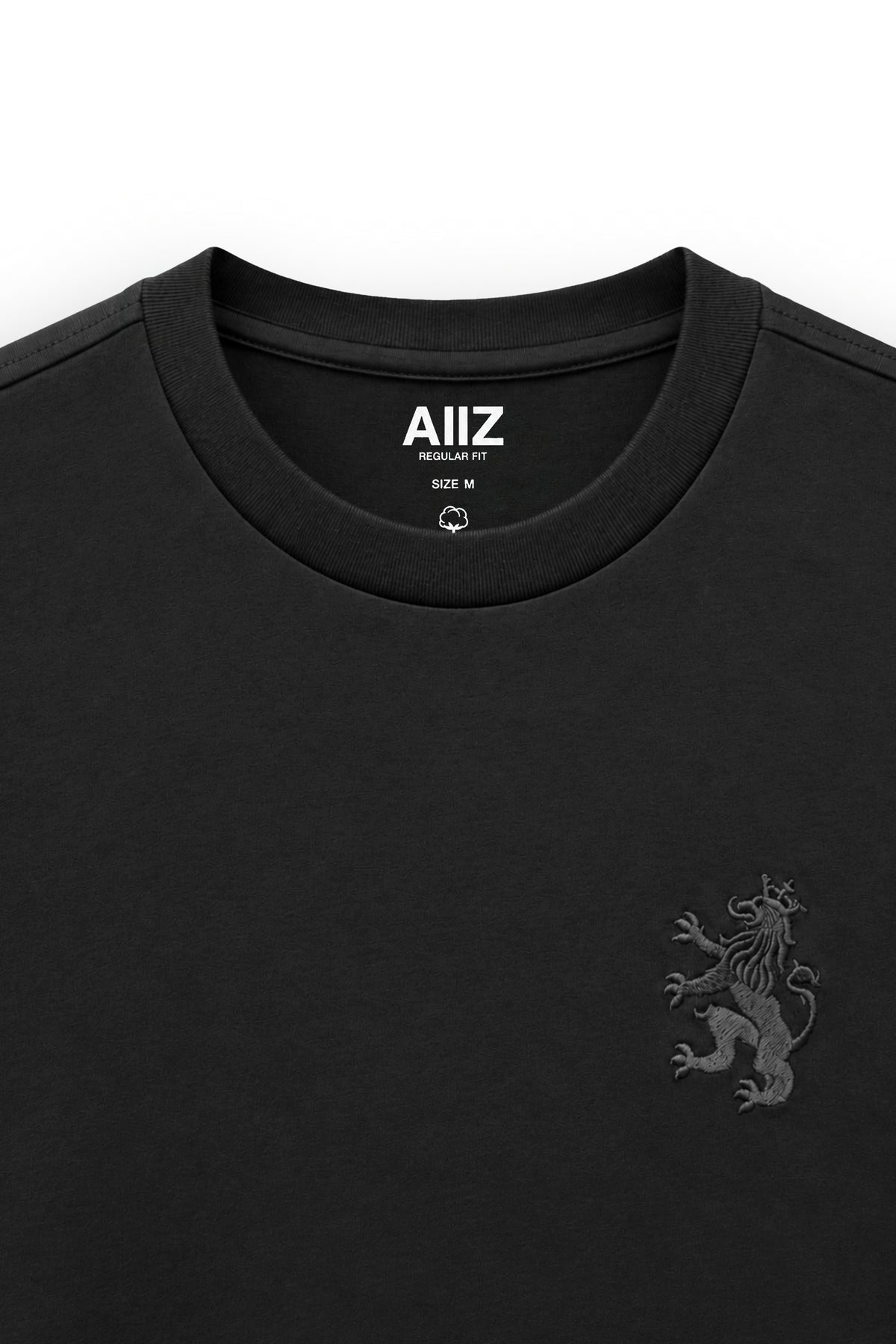 AIIZ Men's Lion Logo T-Shirt