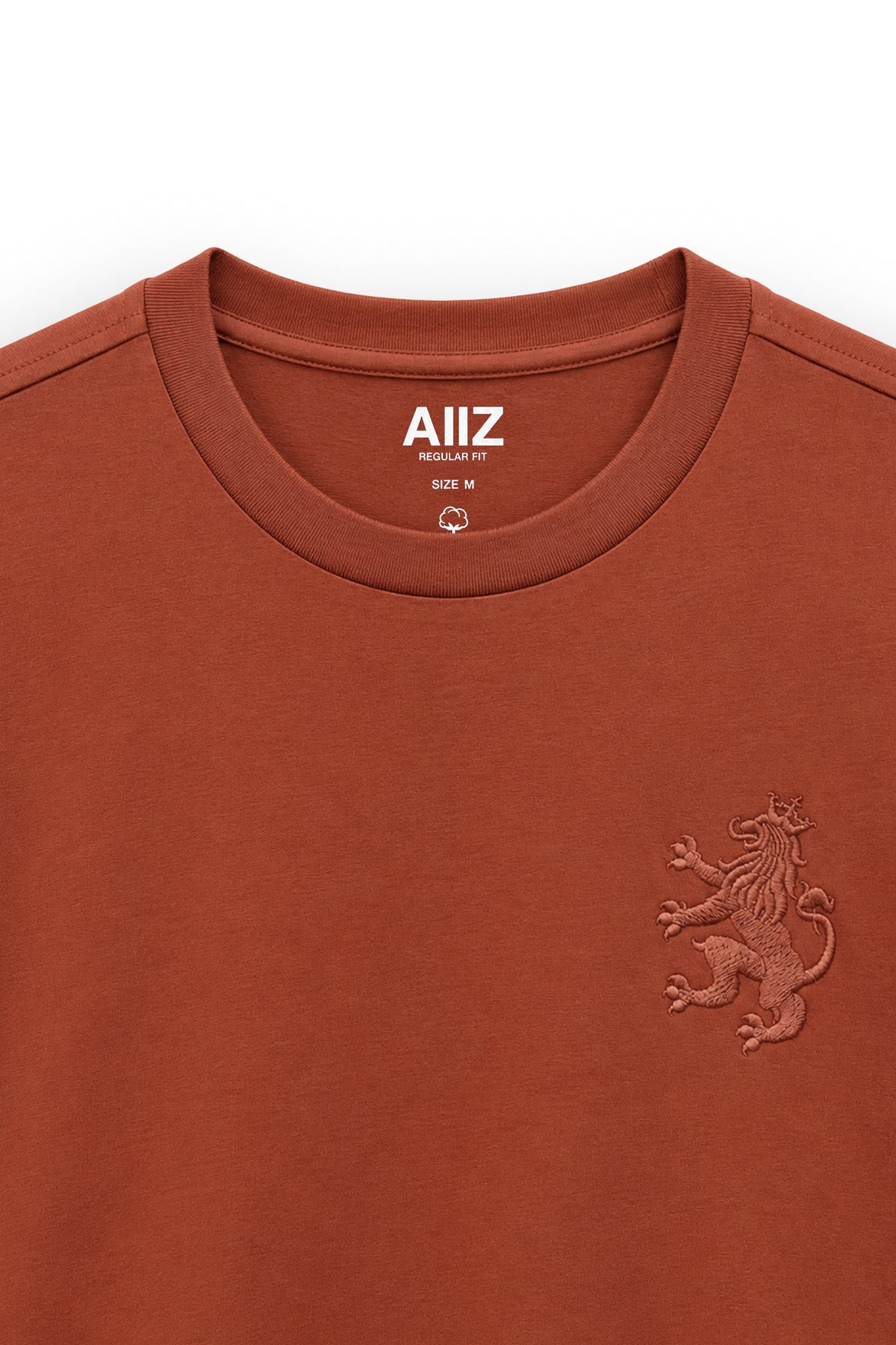 AIIZ Men's Lion Logo T-Shirt