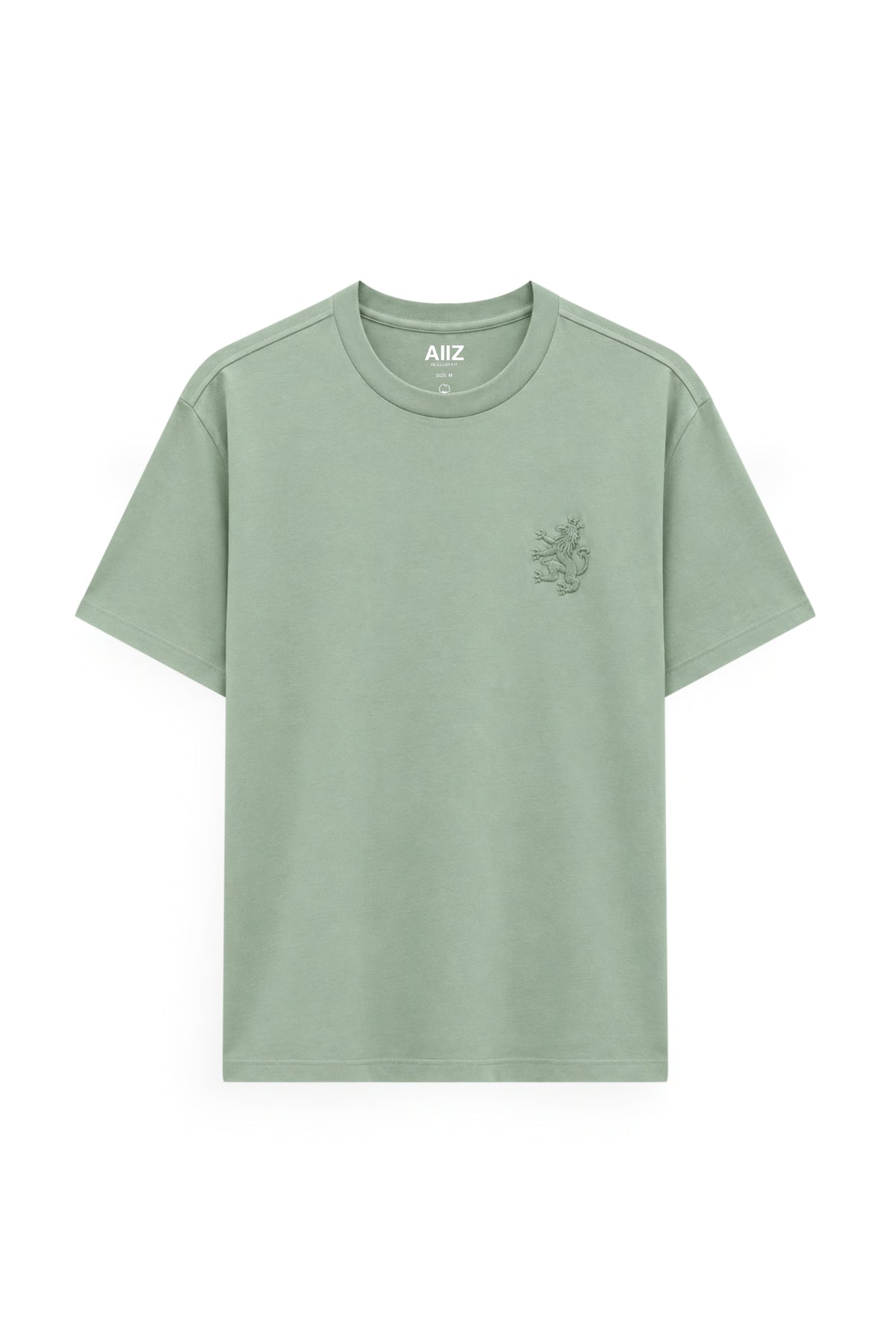 AIIZ Men's Lion Logo T-Shirt