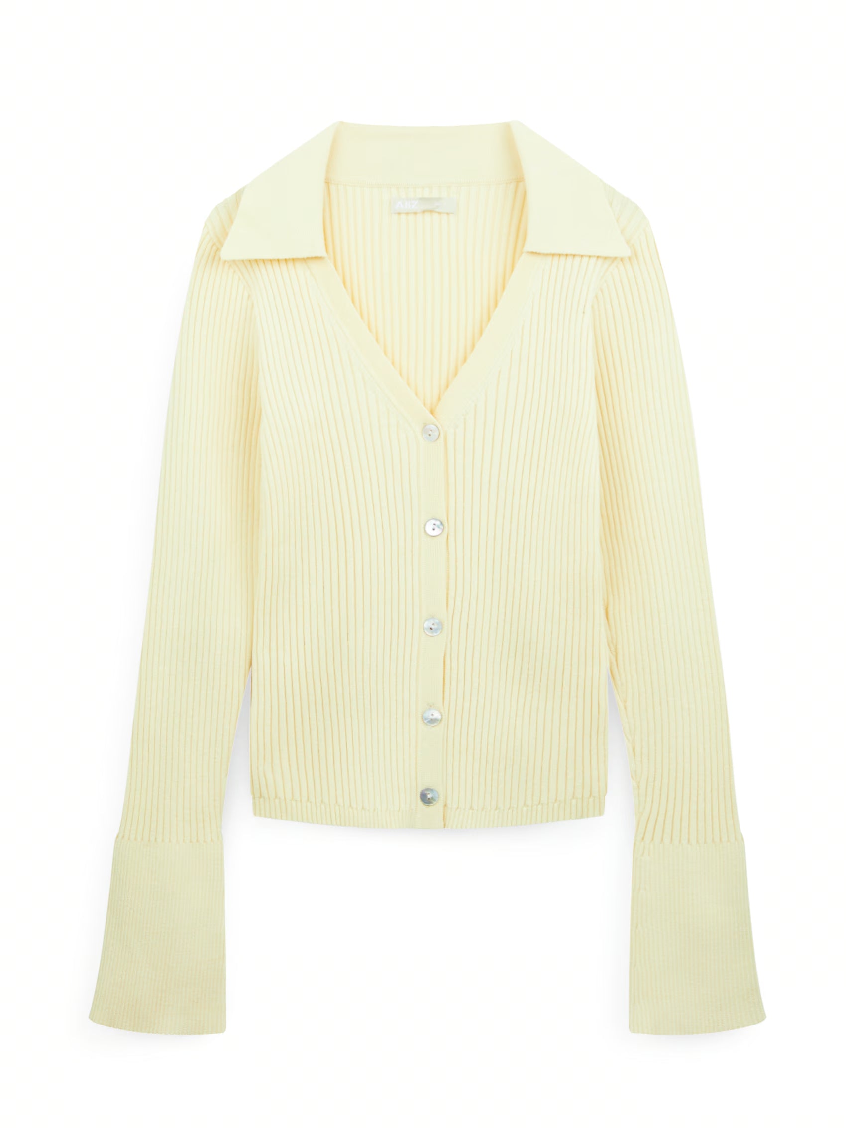 AIIZ Women's Rib-Knit Cardigan