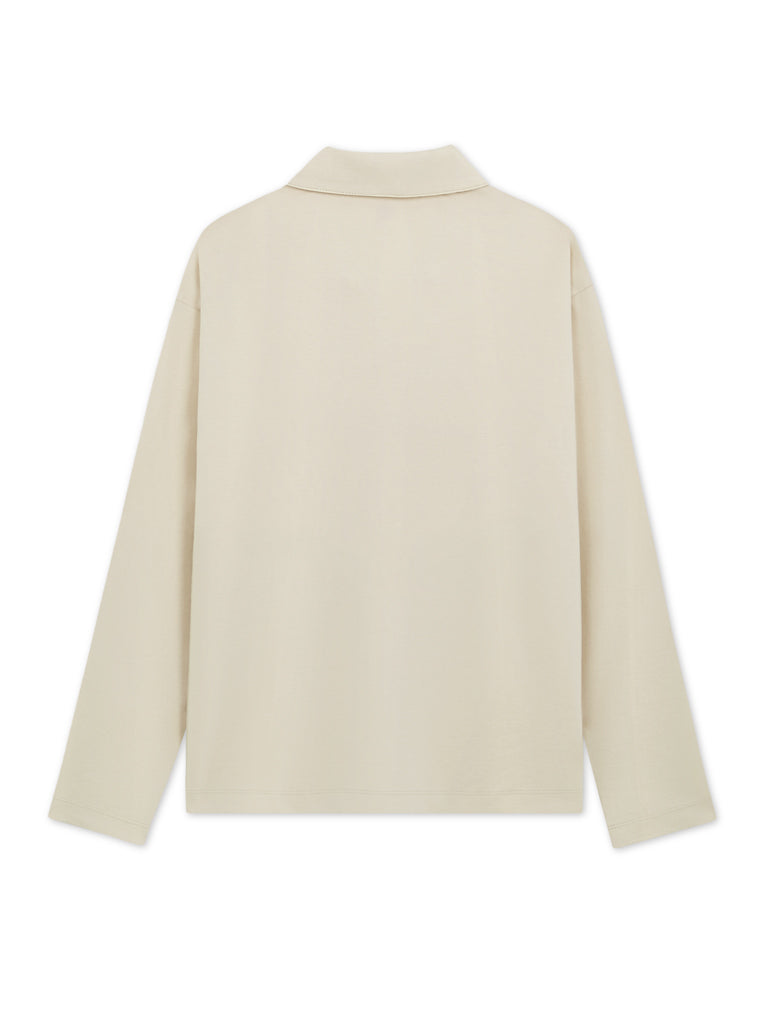 Women's Open Collar Polo Shirt