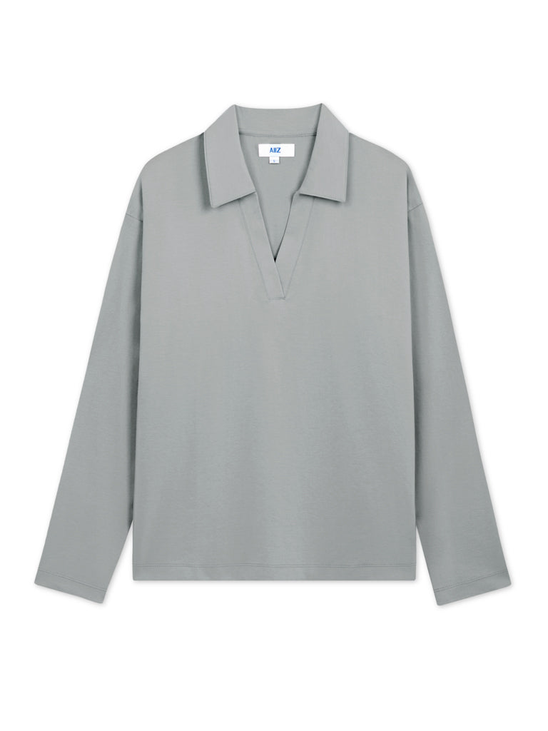 Women's Open Collar Polo Shirt
