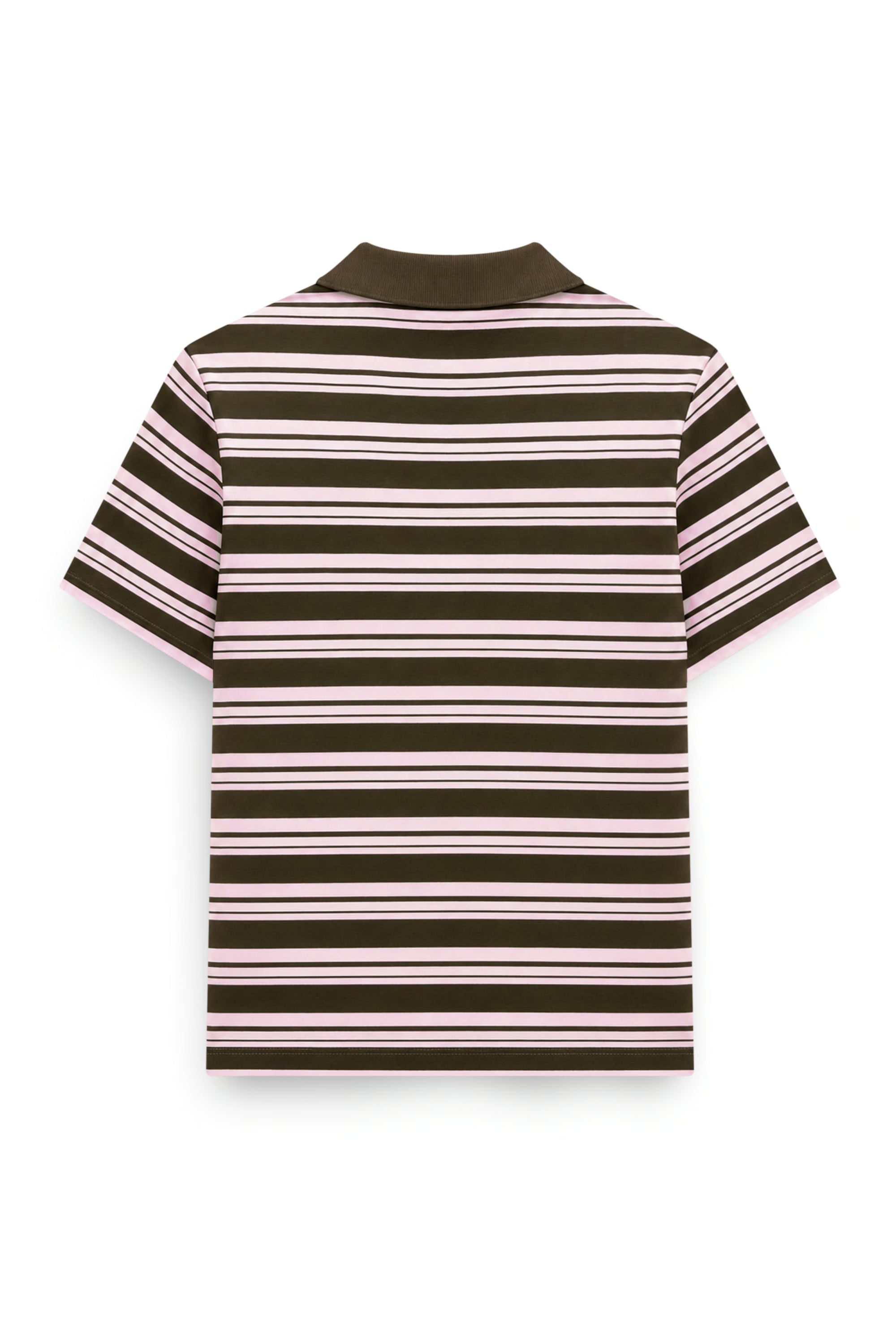 AIIZ Women's New Polo Striped Regular Fit 100% Cotton