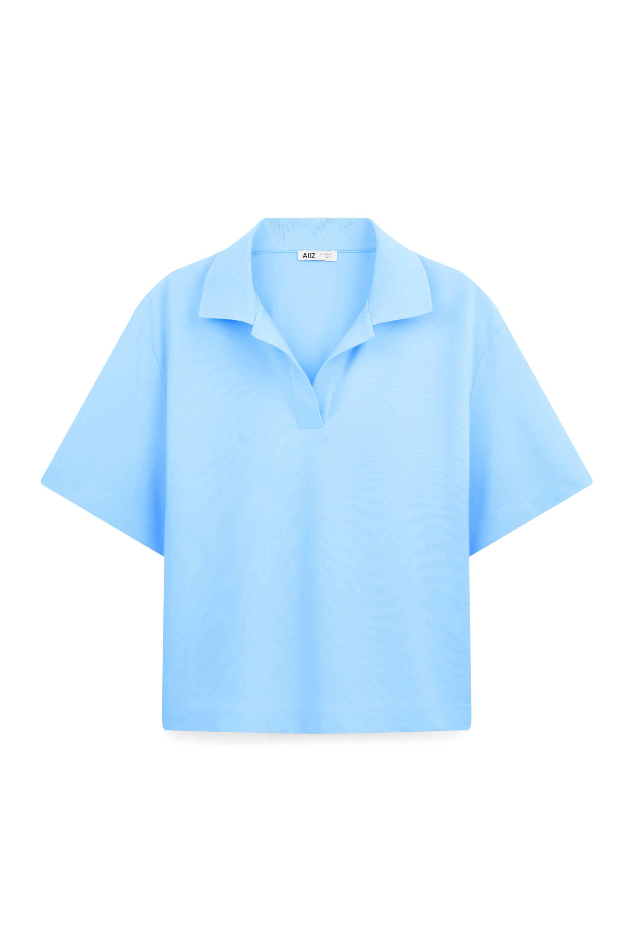 AIIZ Women's V-Neck Polo Shirt