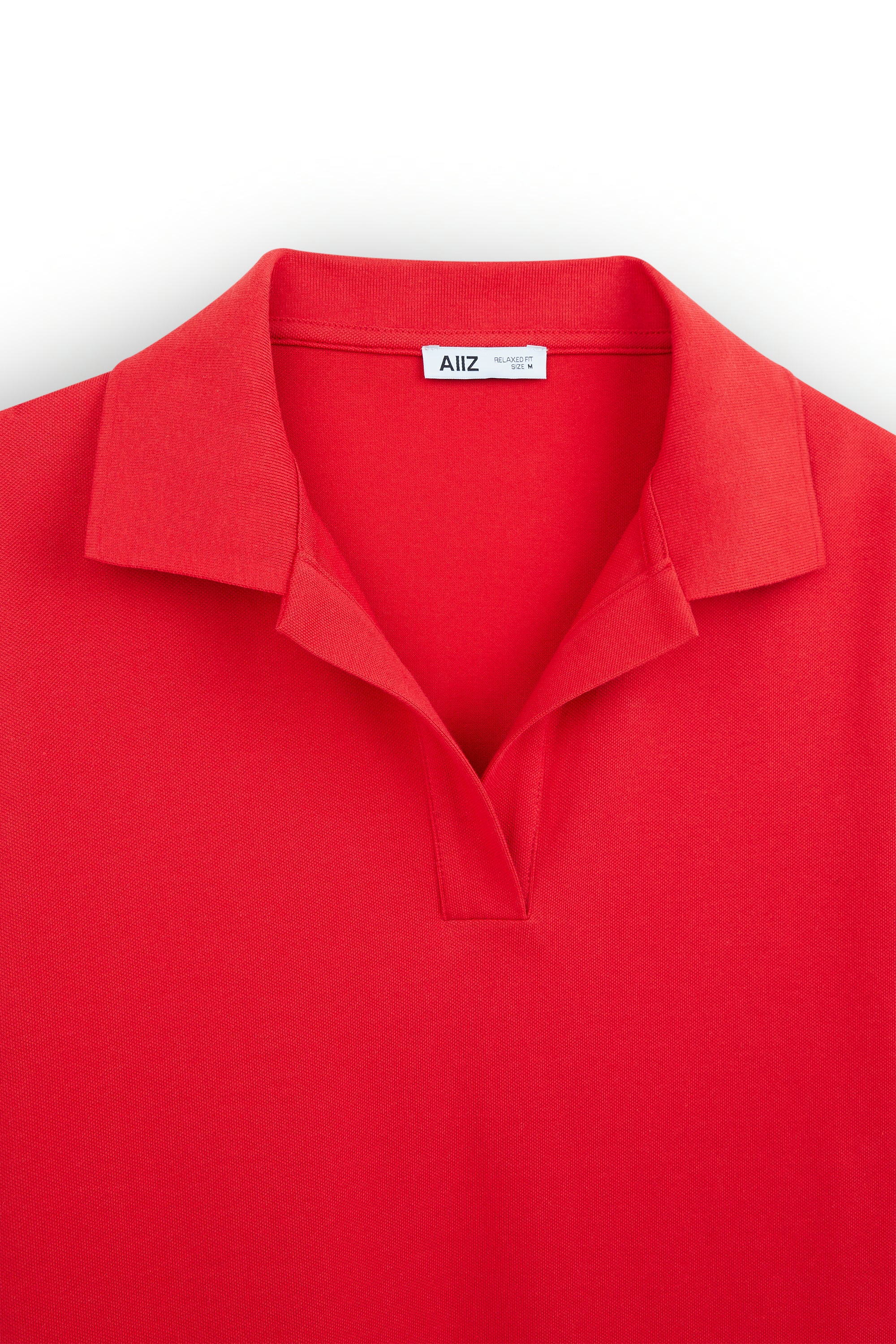 AIIZ Women's V-Neck Polo Shirt
