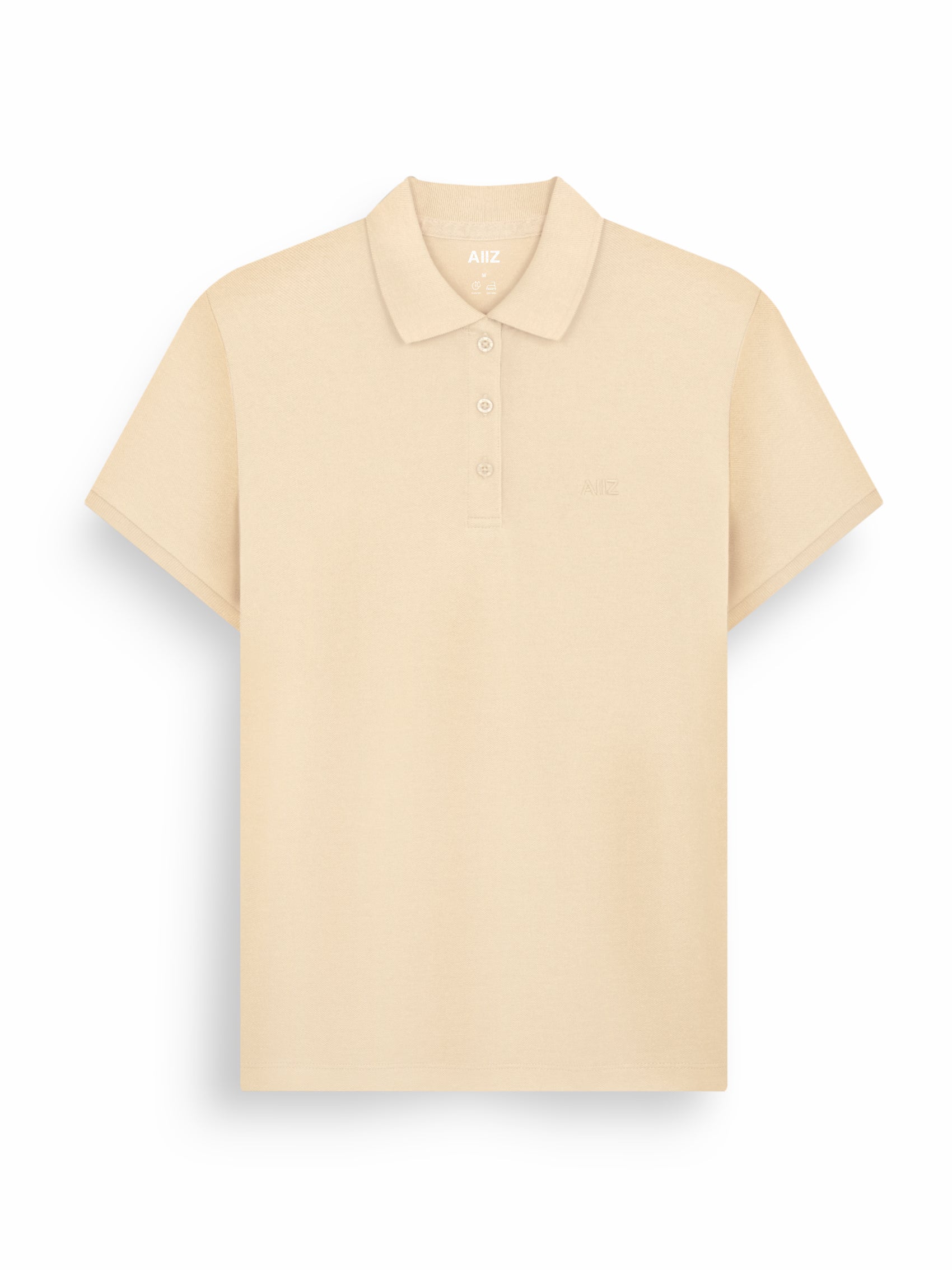 AIIZ Women’s Logo Polo Shirt Cotton Polyester