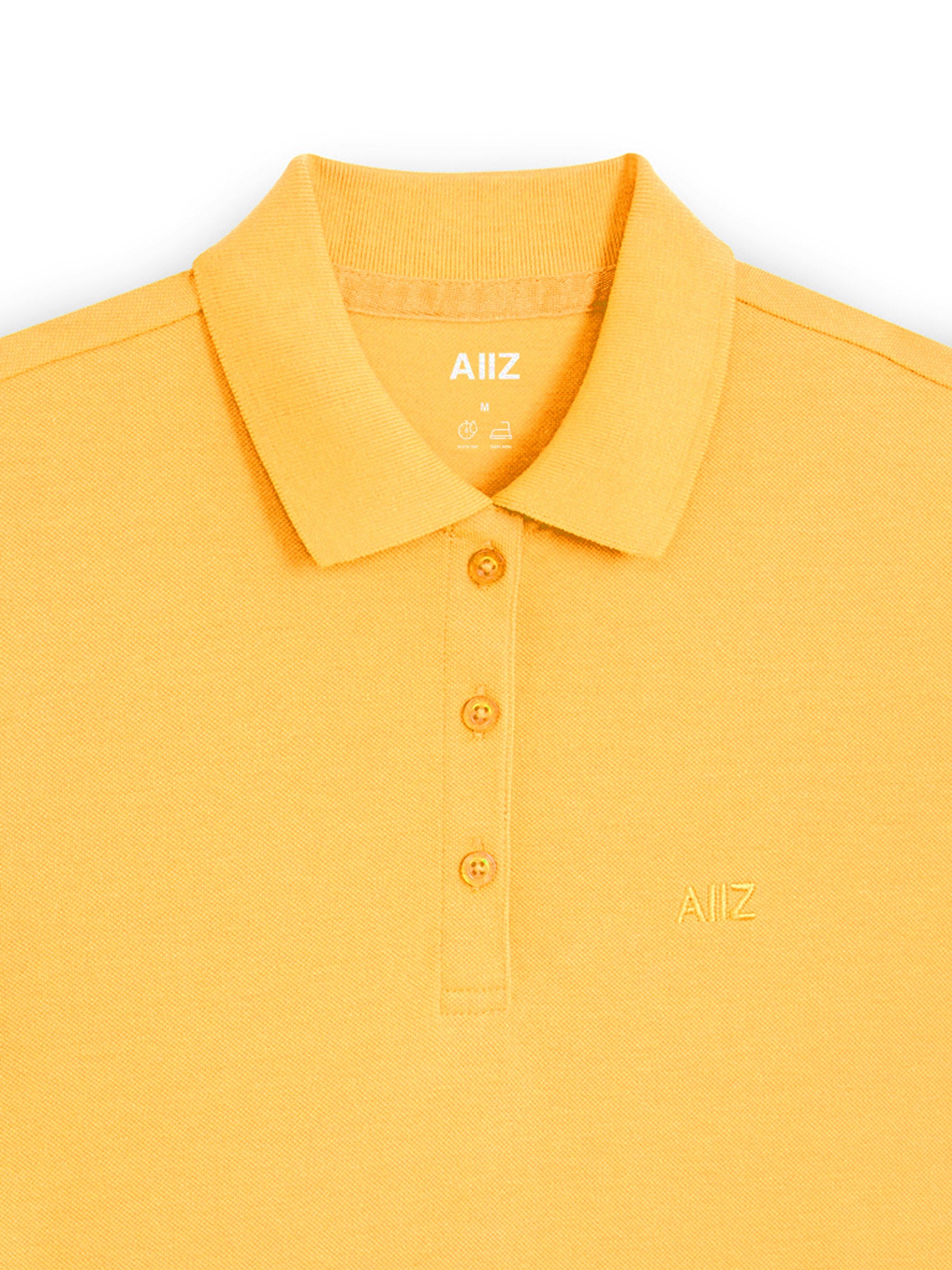 AIIZ Women’s Logo Polo Shirt Cotton Polyester