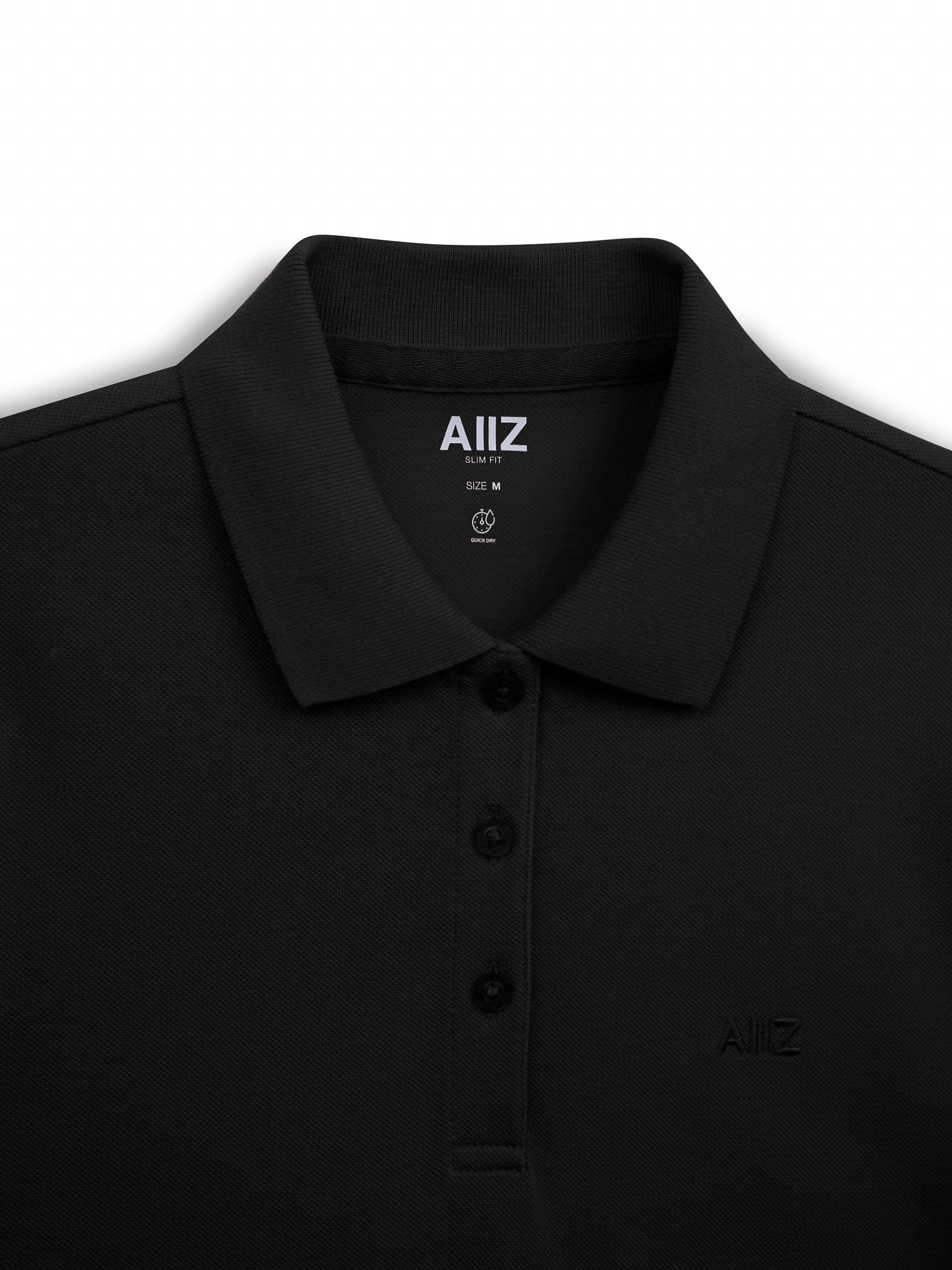 AIIZ Women’s Logo Polo Shirt Cotton Polyester