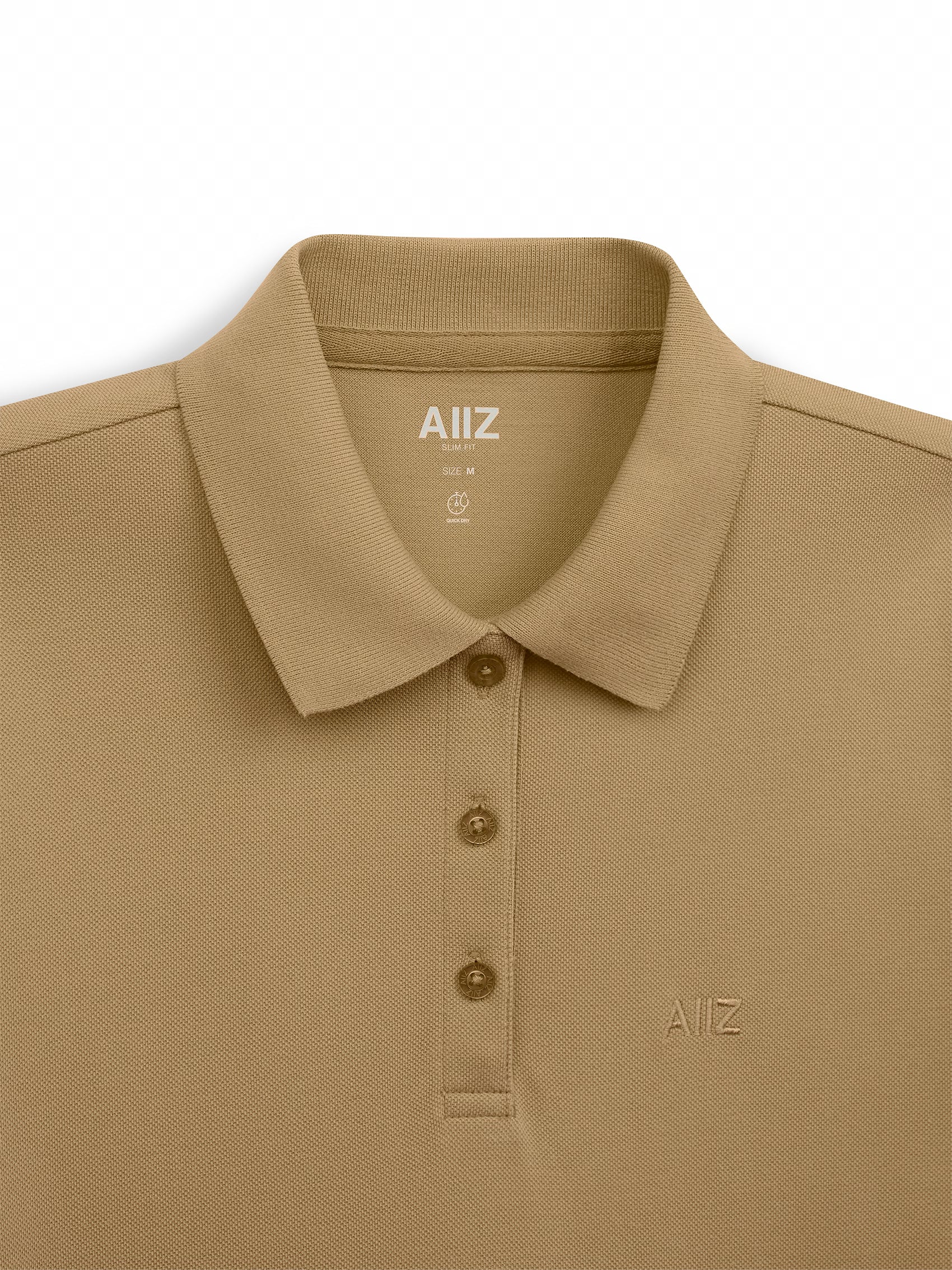 AIIZ Women’s Logo Polo Shirt Cotton Polyester