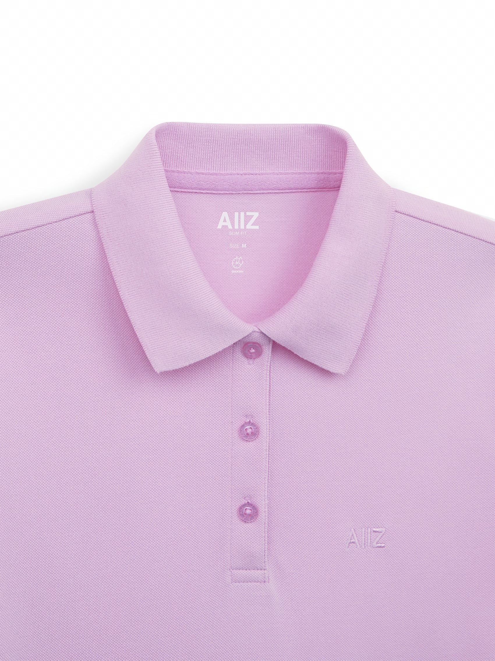 AIIZ Women’s Logo Polo Shirt Cotton Polyester