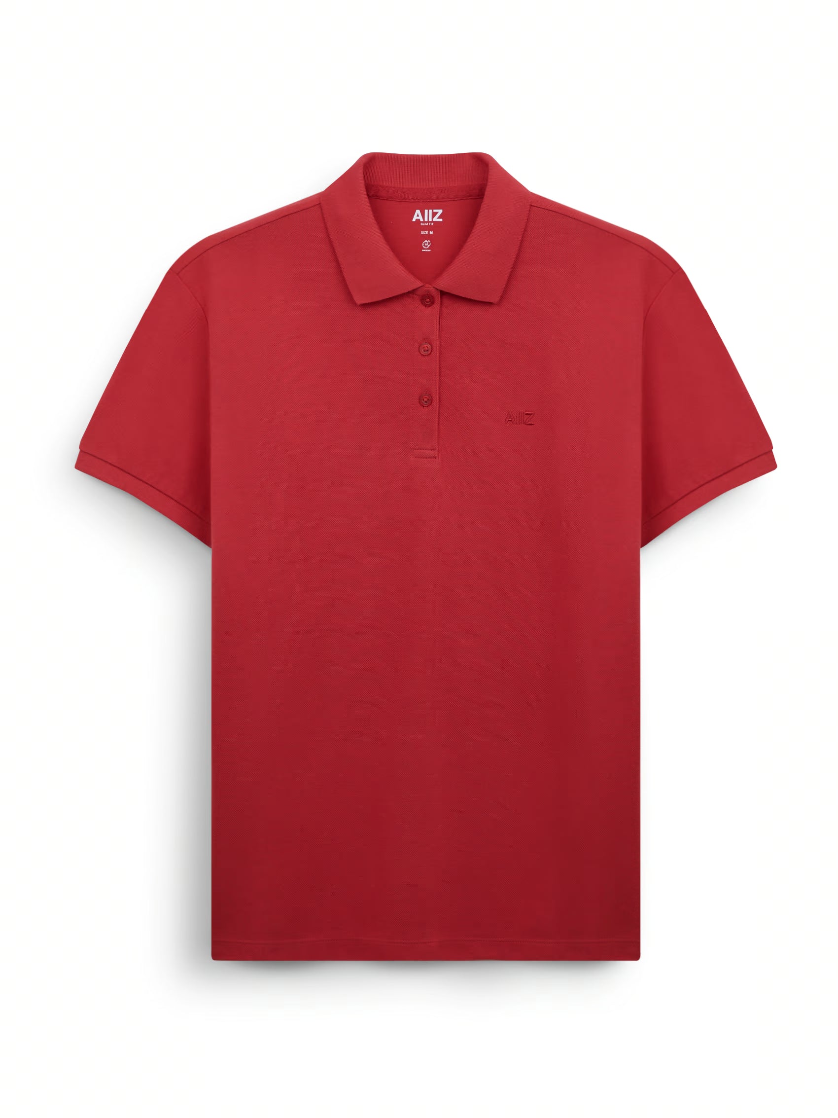 AIIZ Women’s Logo Polo Shirt Cotton Polyester