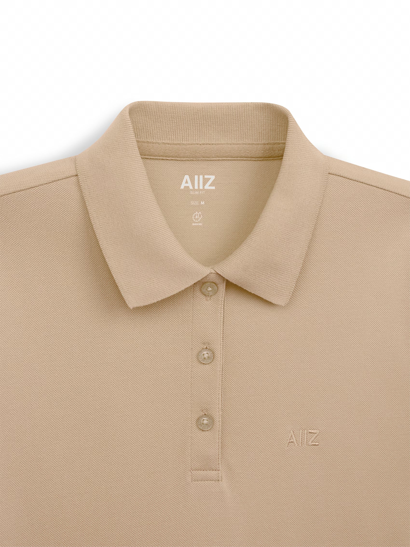 AIIZ Women’s Logo Polo Shirt Cotton Polyester