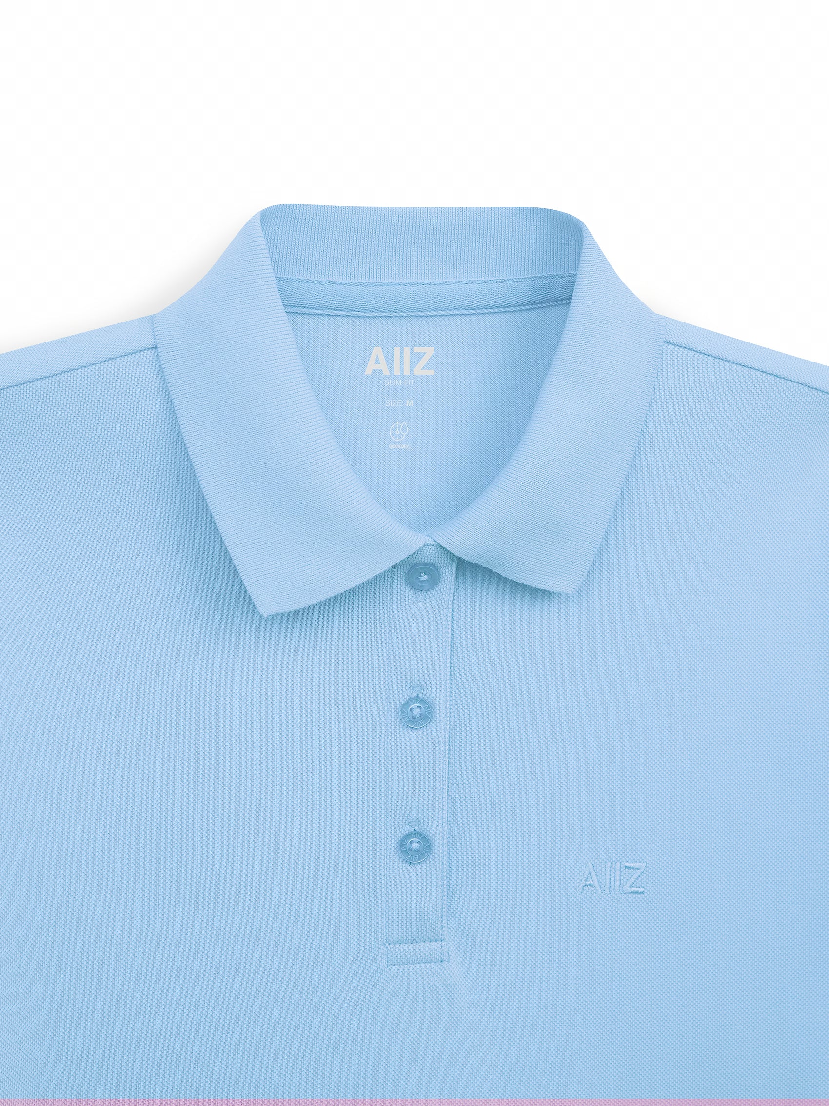AIIZ Women’s Logo Polo Shirt Cotton Polyester