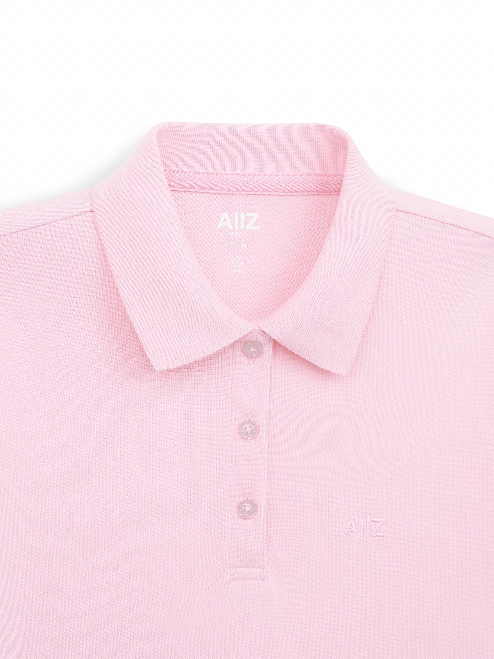 AIIZ Women’s Logo Polo Shirt Cotton Polyester
