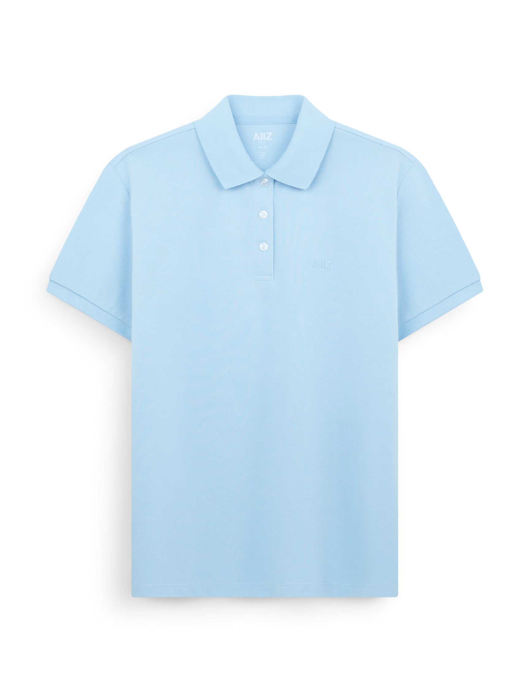 AIIZ Women’s Logo Polo Shirt Cotton Polyester (Blue / S)