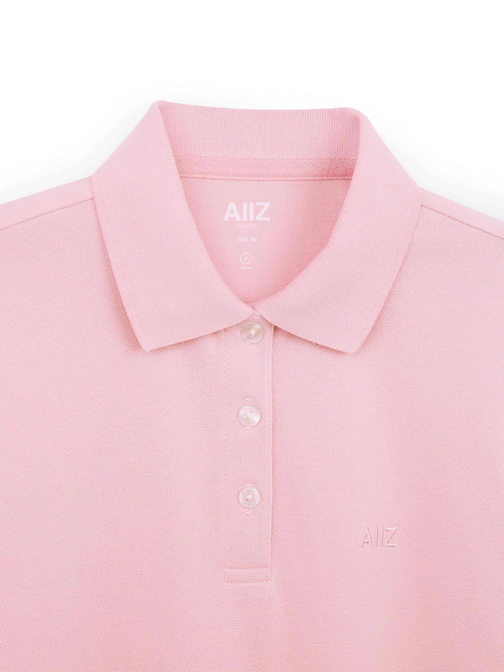 AIIZ Women’s Logo Polo Shirt Cotton Polyester