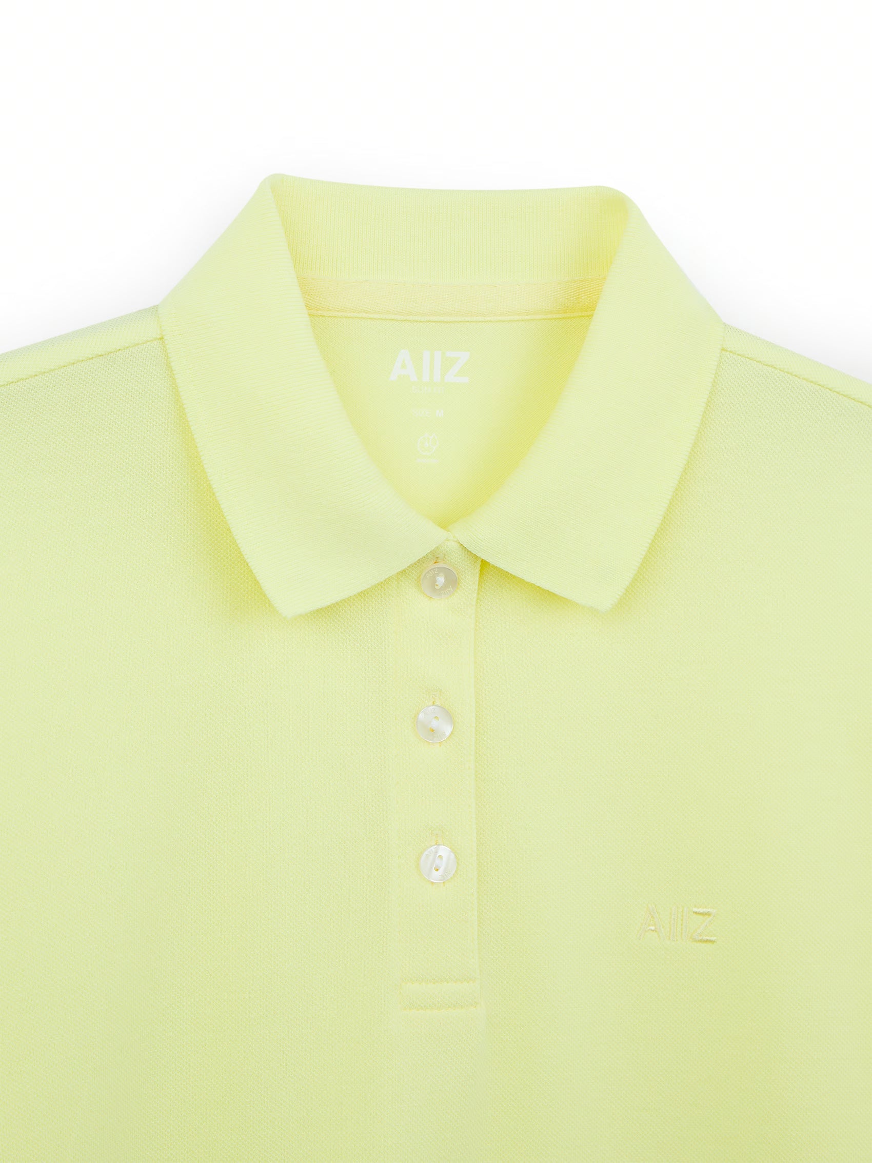 AIIZ Women’s Logo Polo Shirt Cotton Polyester