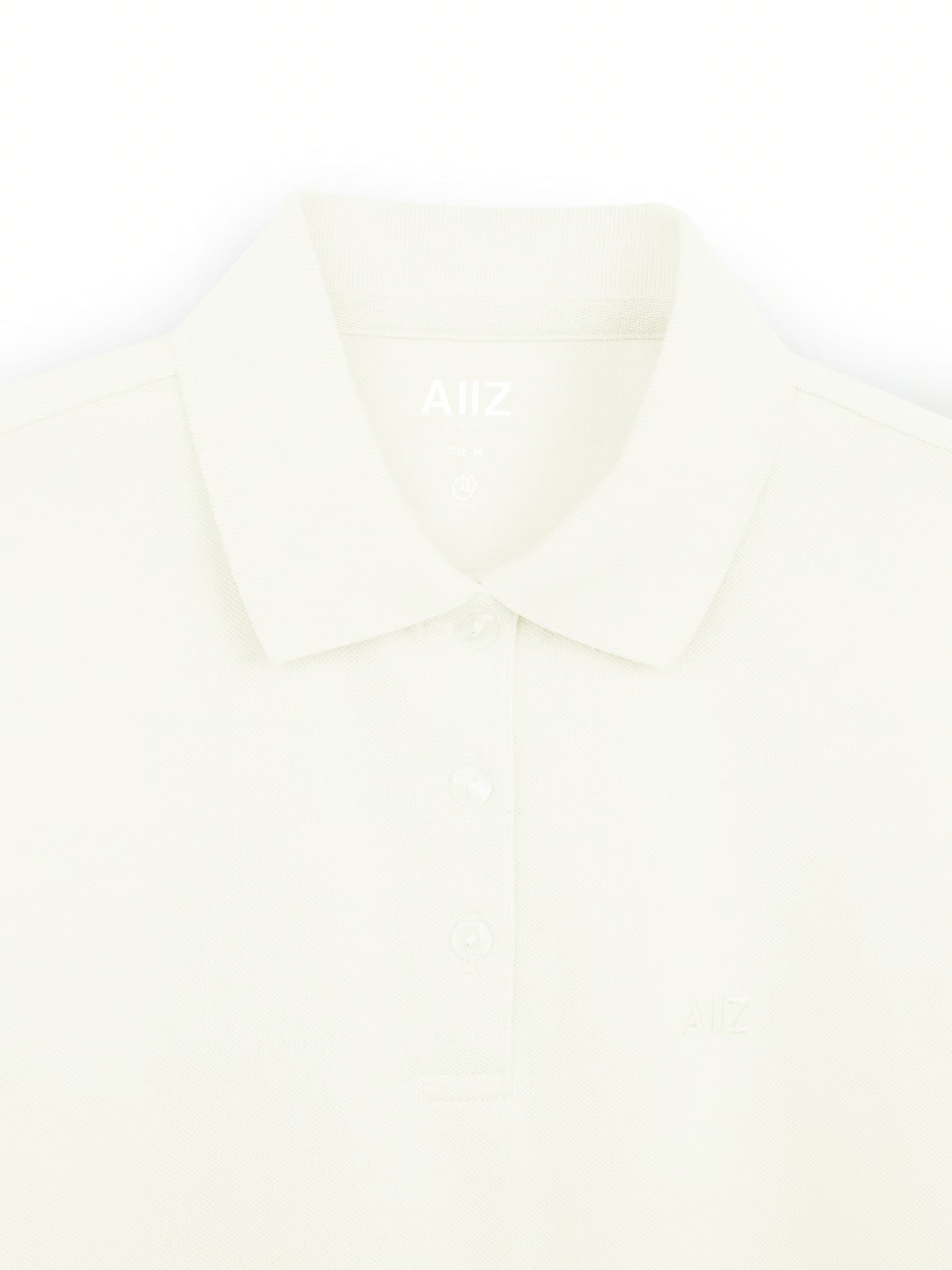 AIIZ Women’s Logo Polo Shirt Cotton Polyester