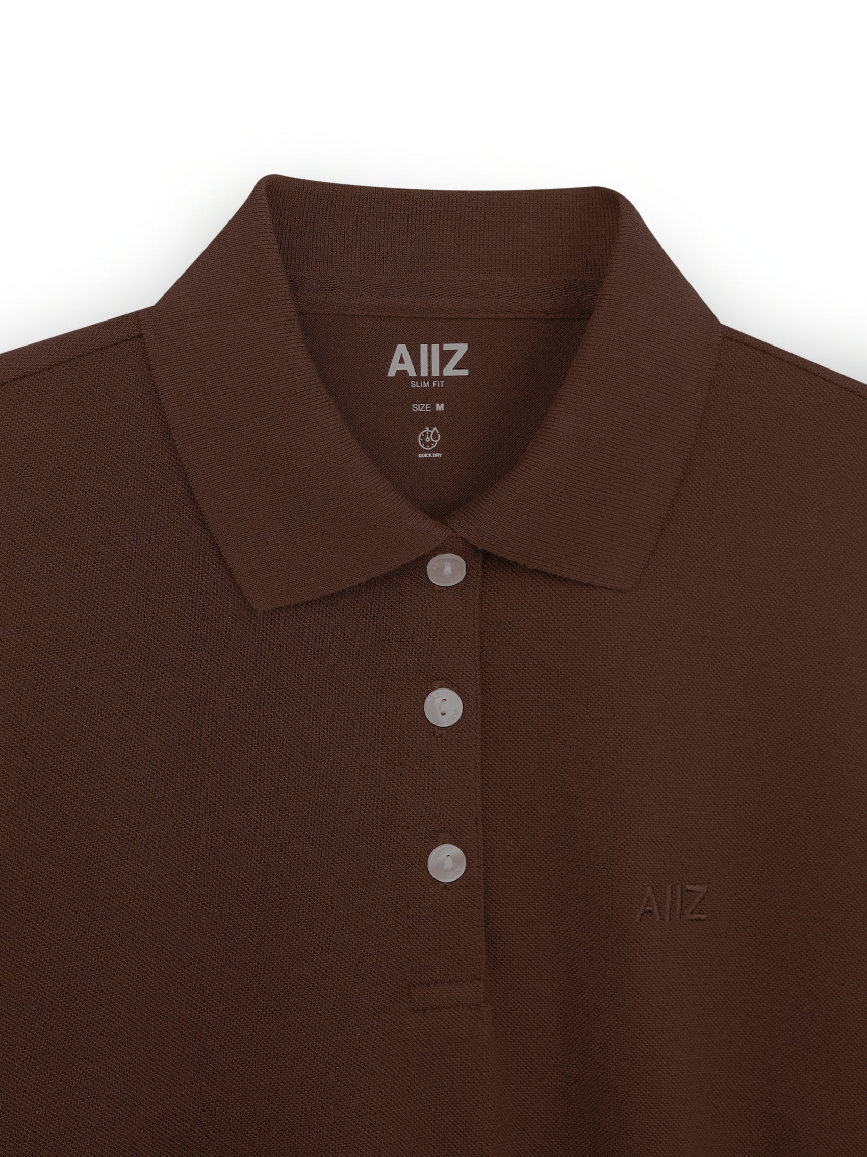 AIIZ Women’s Logo Polo Shirt Cotton Polyester