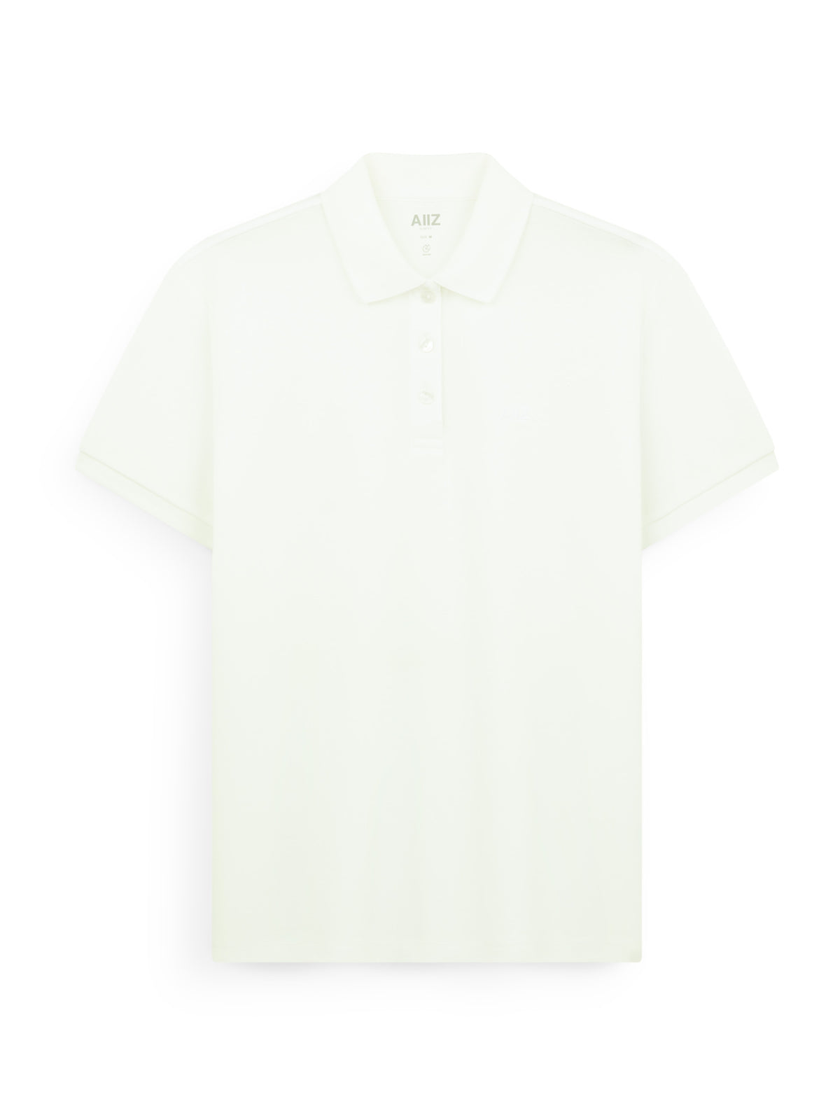 Women’s AIIZ Logo Polo Shirt (White / S)