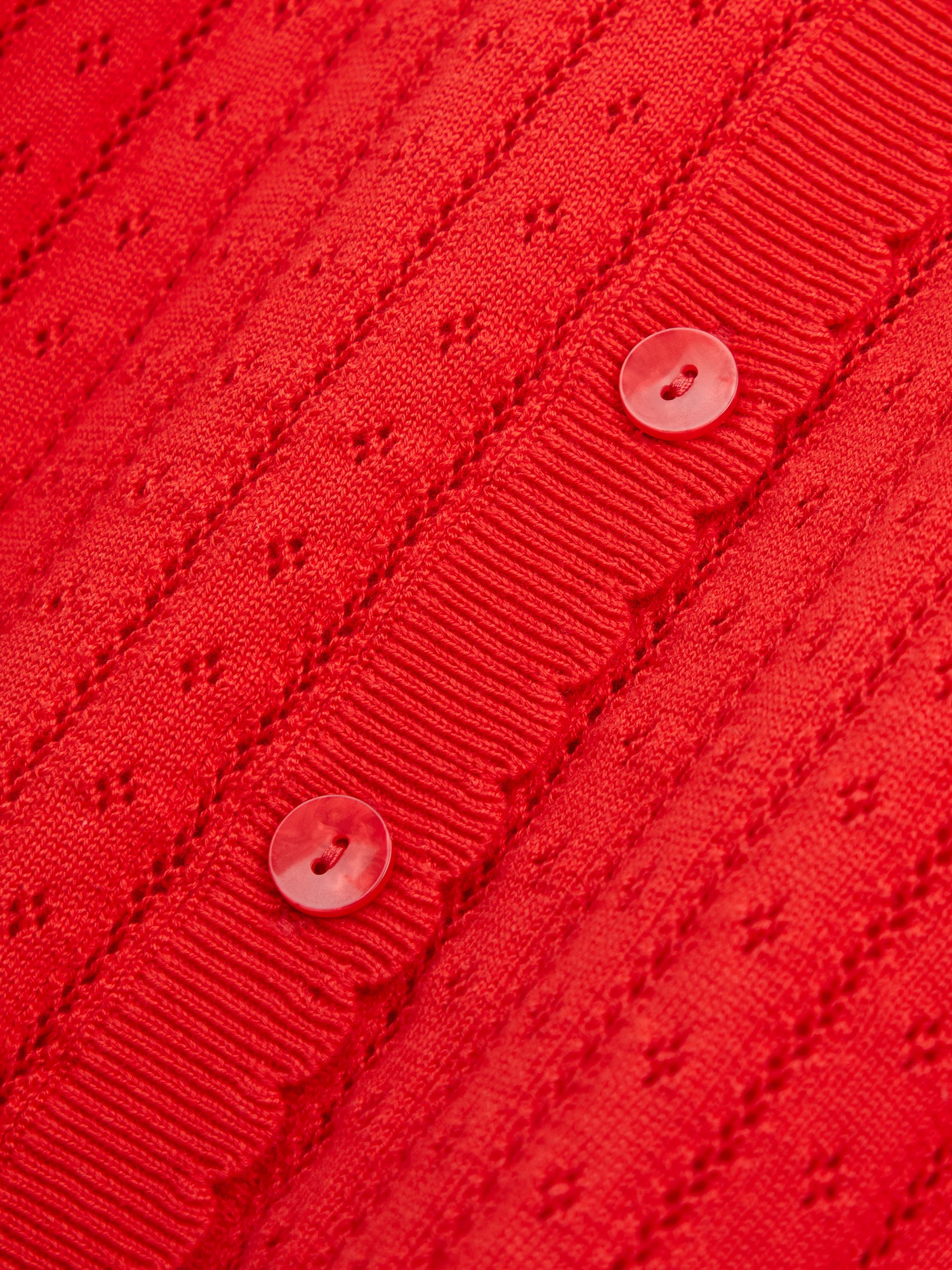 AIIZ Women's Pointelle Knit Cardigan