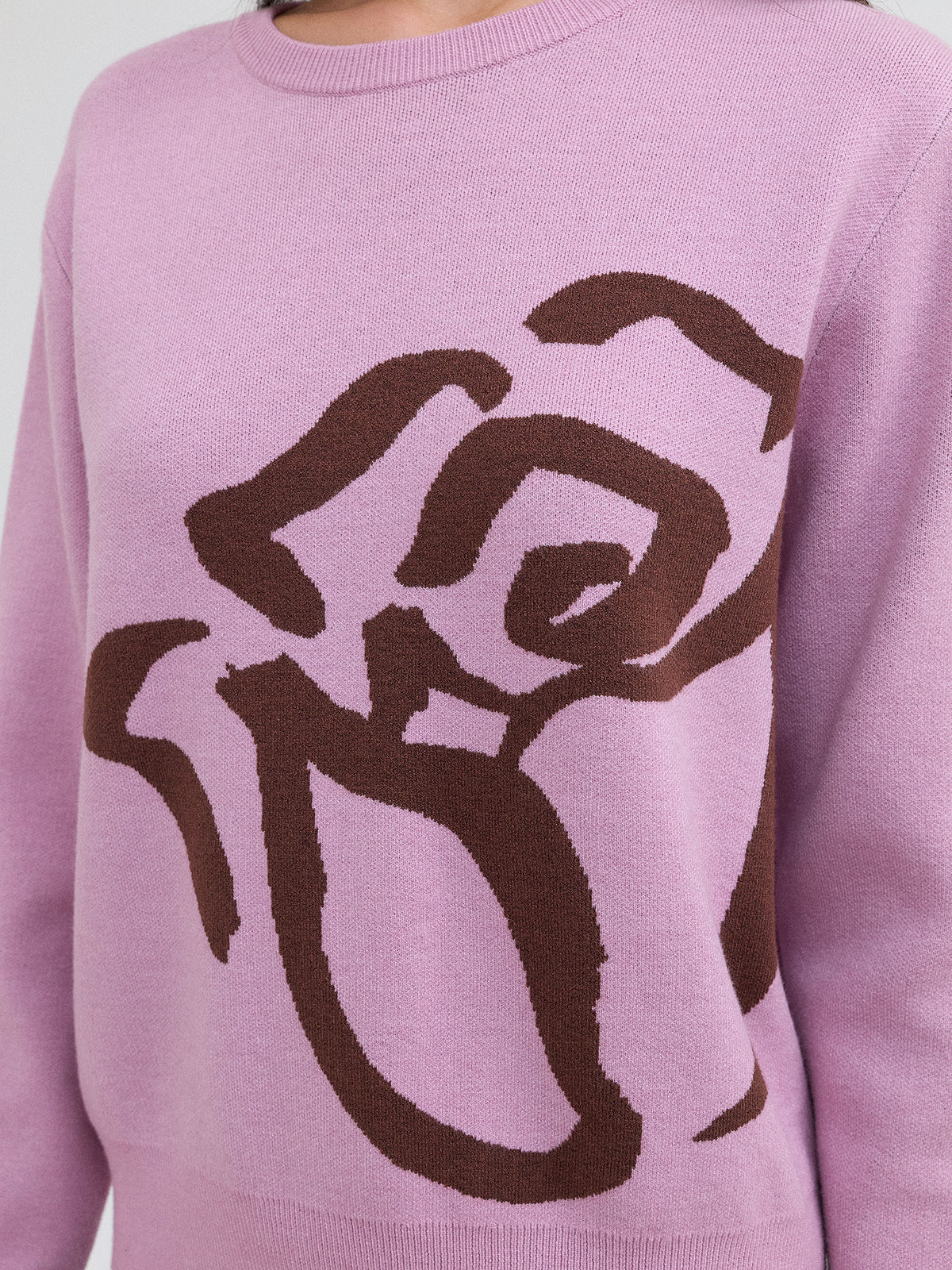 AIIZ Women's Rose Sweater