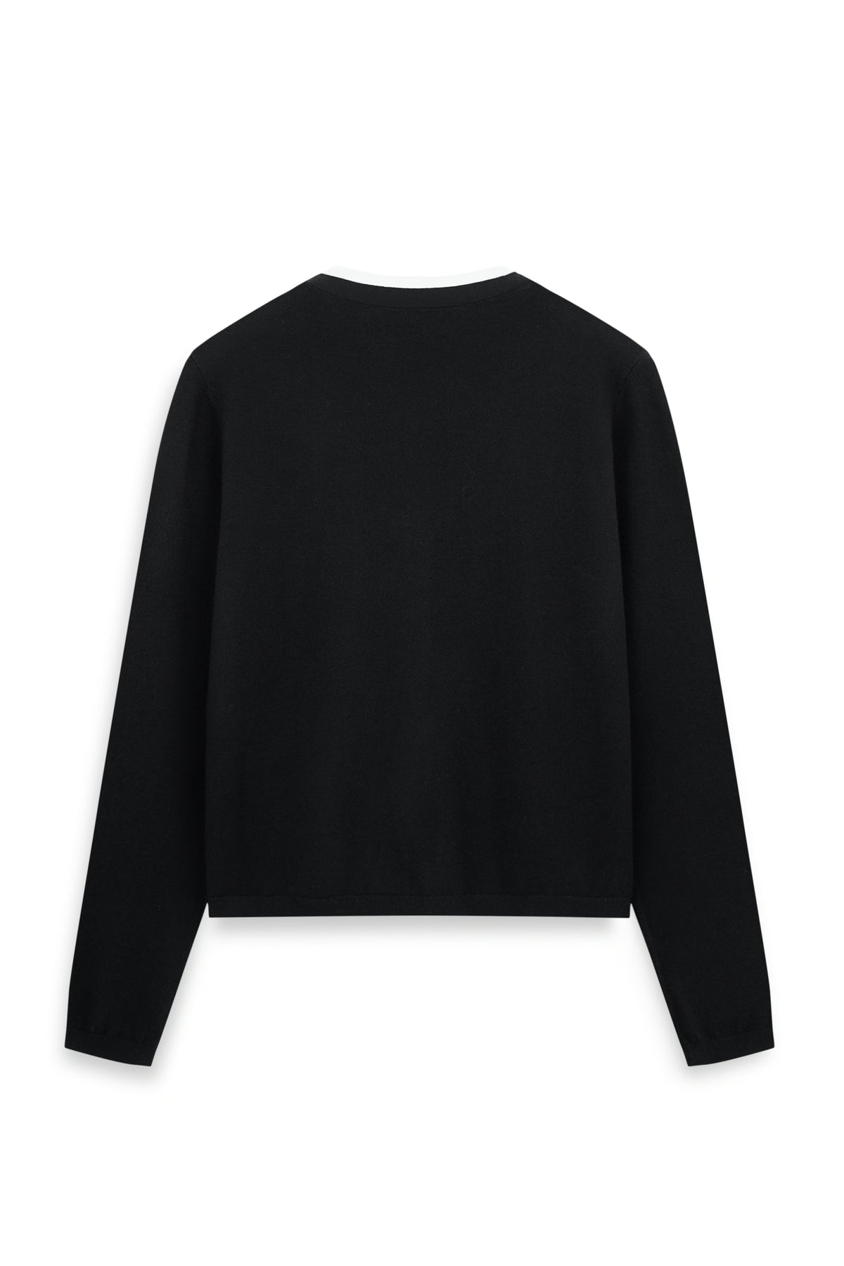 Women's Double Layered V-Neck Layer-Effect Cardigan