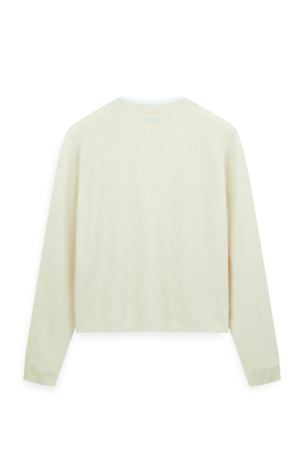 Women's Double Layered V-Neck Layer-Effect Cardigan