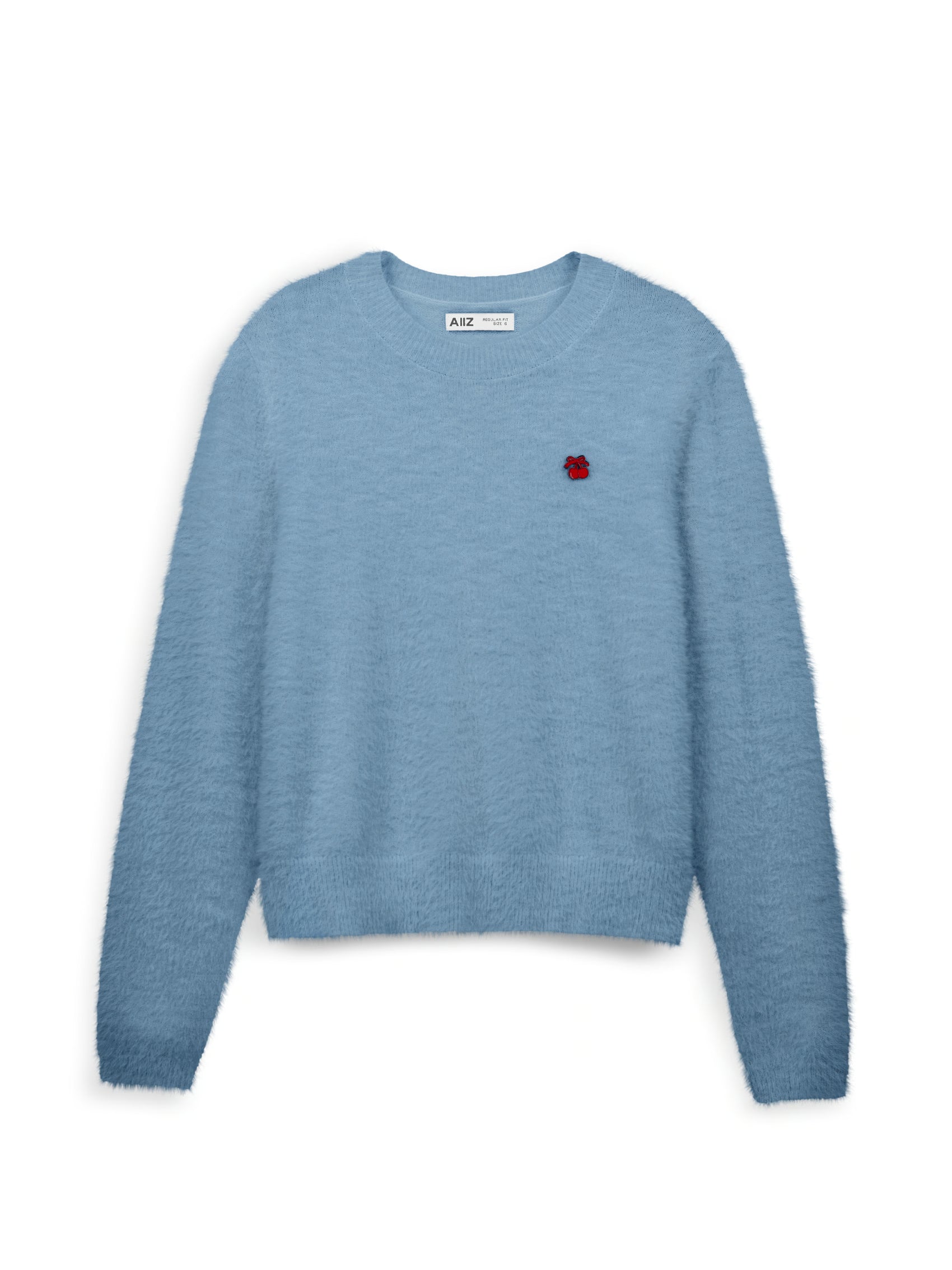 AIIZ Women’s Cherry Fluffy Sweater