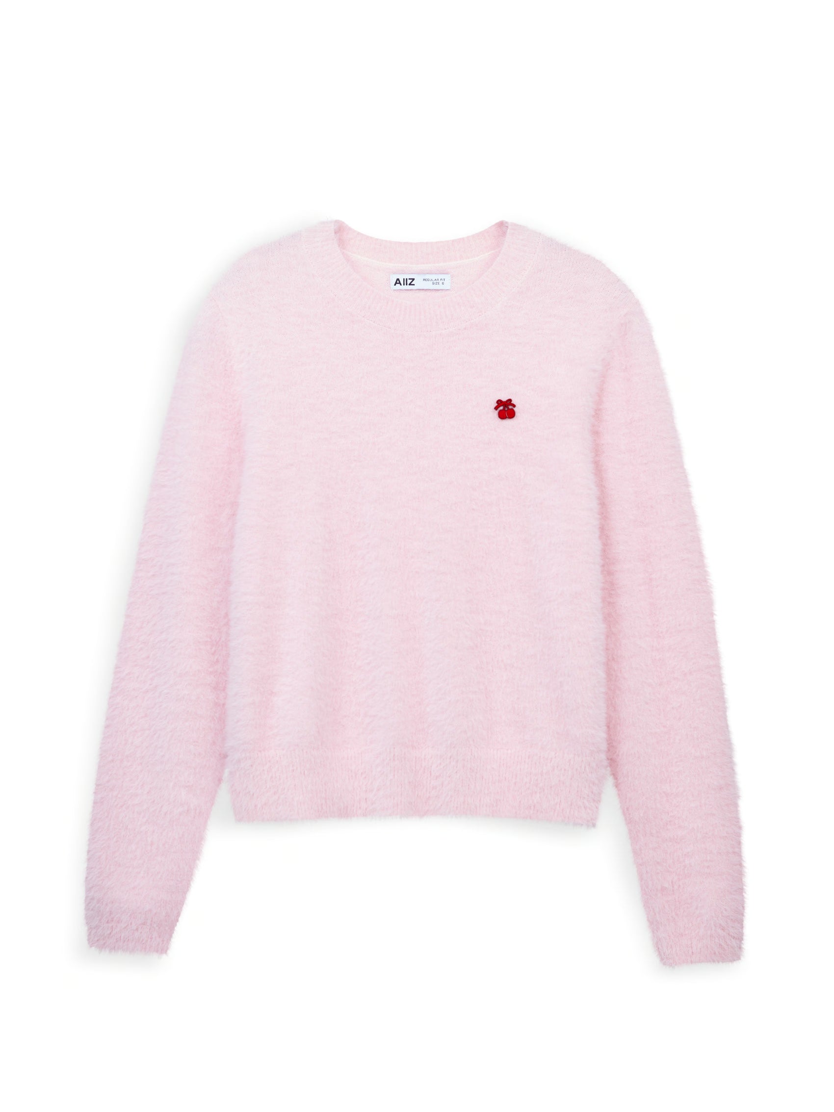 AIIZ Women’s Cherry Fluffy Sweater