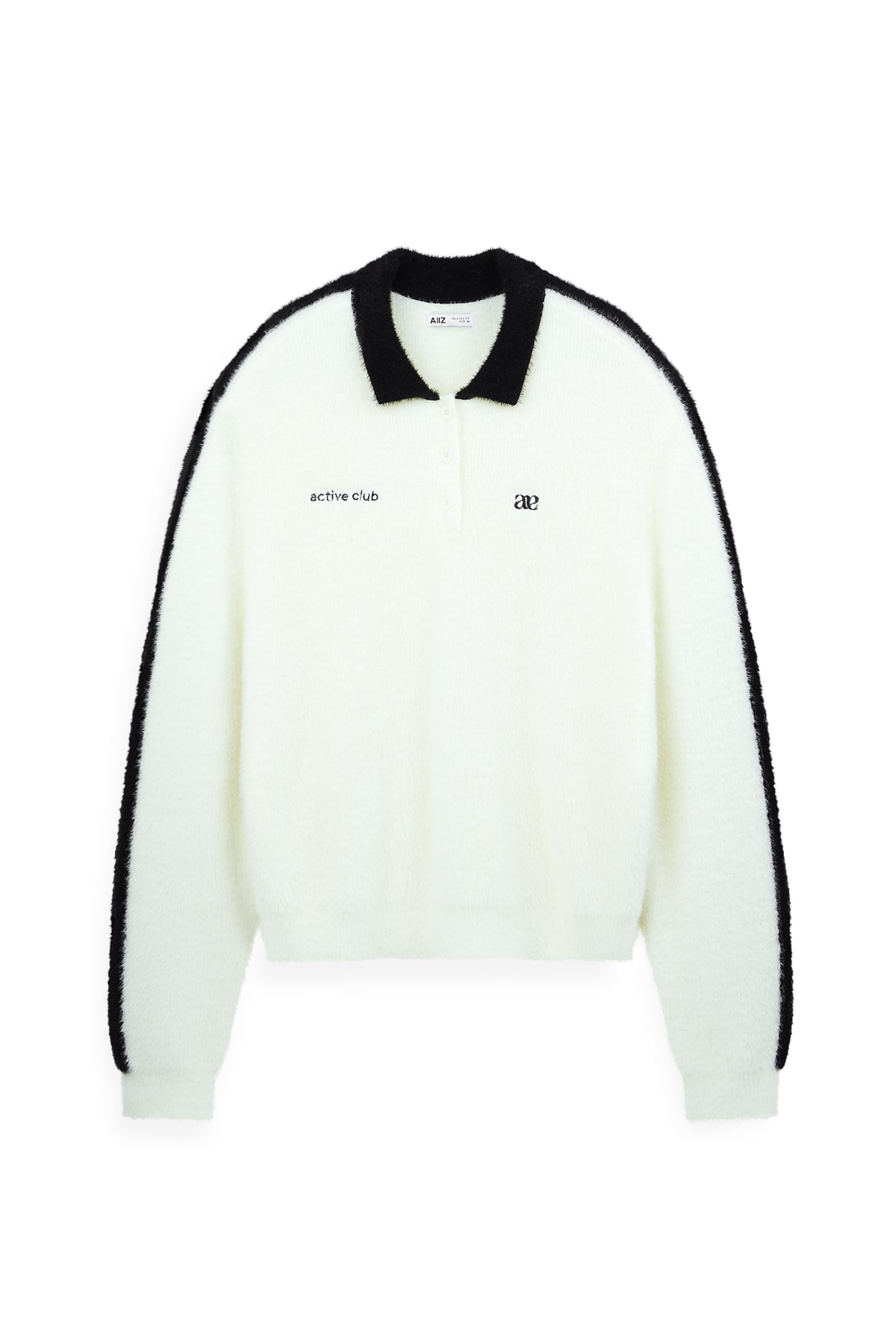 Women's Blokecore Fluffy Knit Long Sleeve Polo
