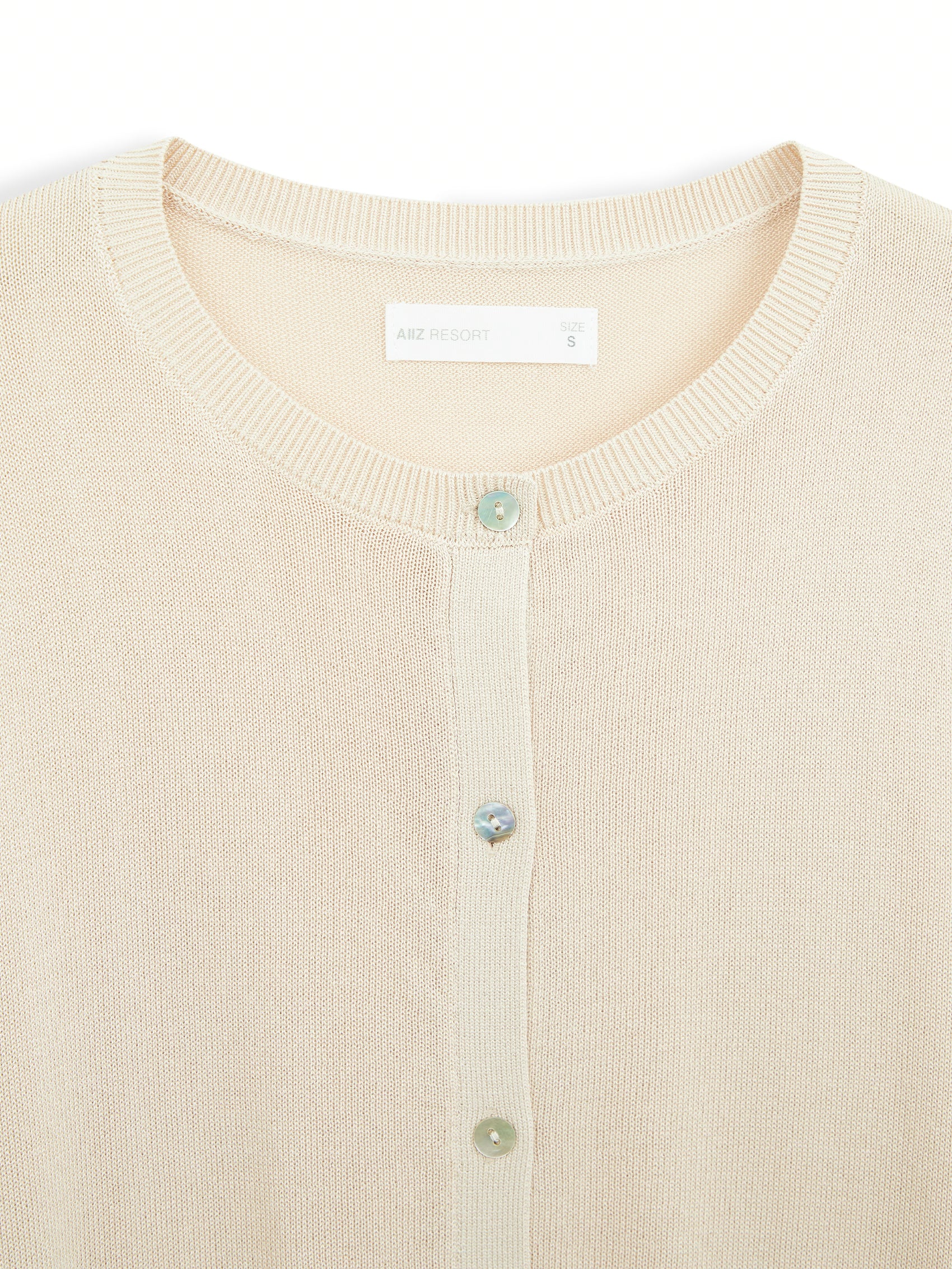 AIIZ Women's Plain Knit Cardigan