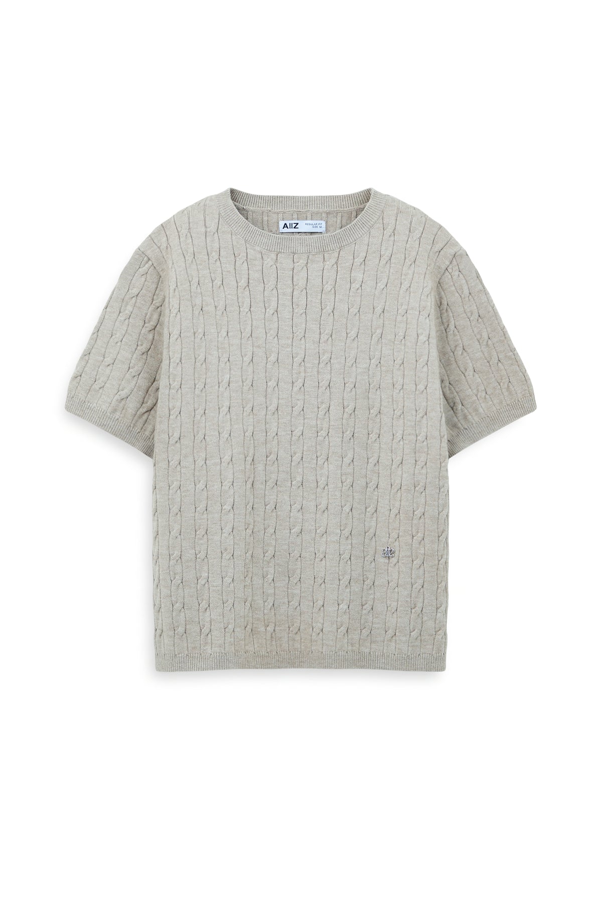 Women's Urban Weaver Cable Knit Short Sleeve Sweater