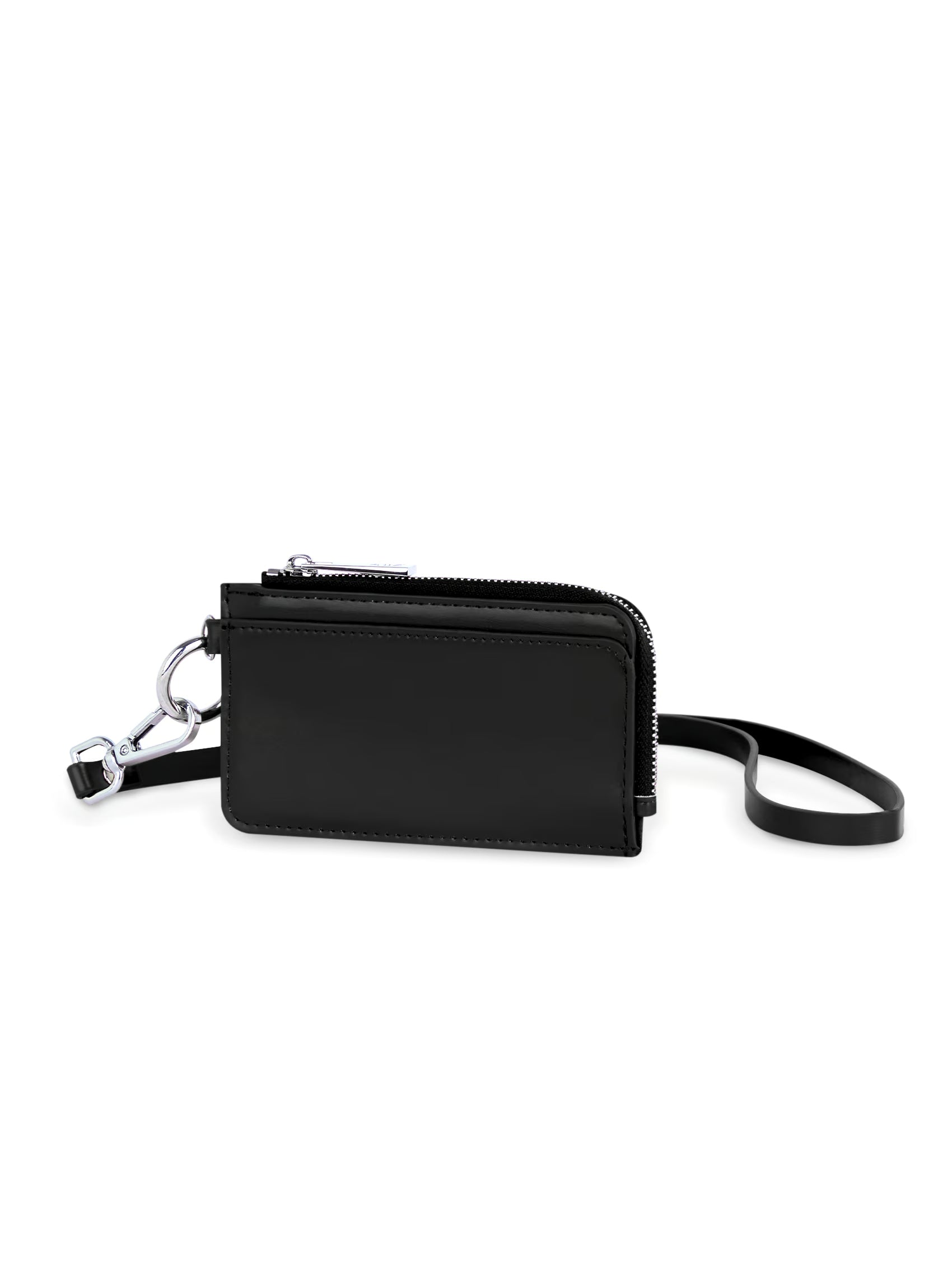 AIIZ Card Holder with Neck Strap (Black / FS)