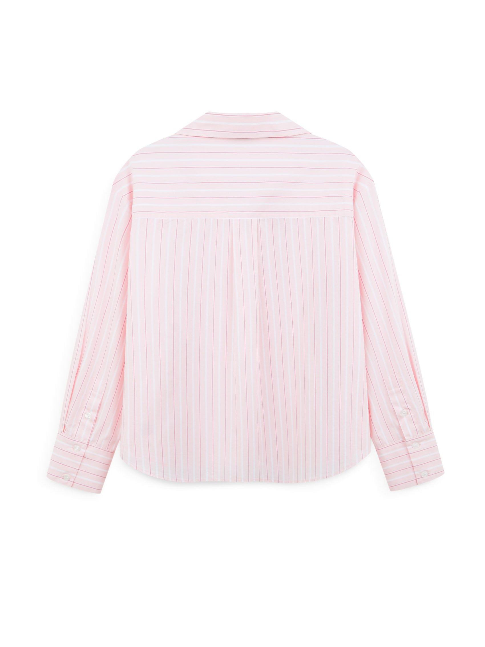 AIIZ Women's Striped Camp Collar Shirt