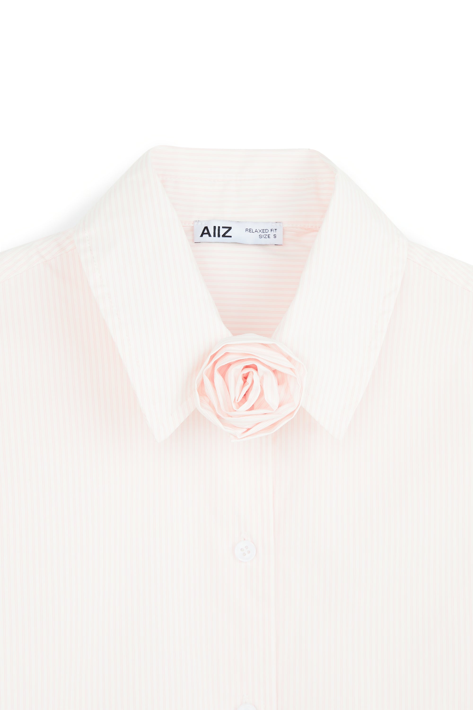 AIIZ Women's Striped Long Sleeve Shirt
