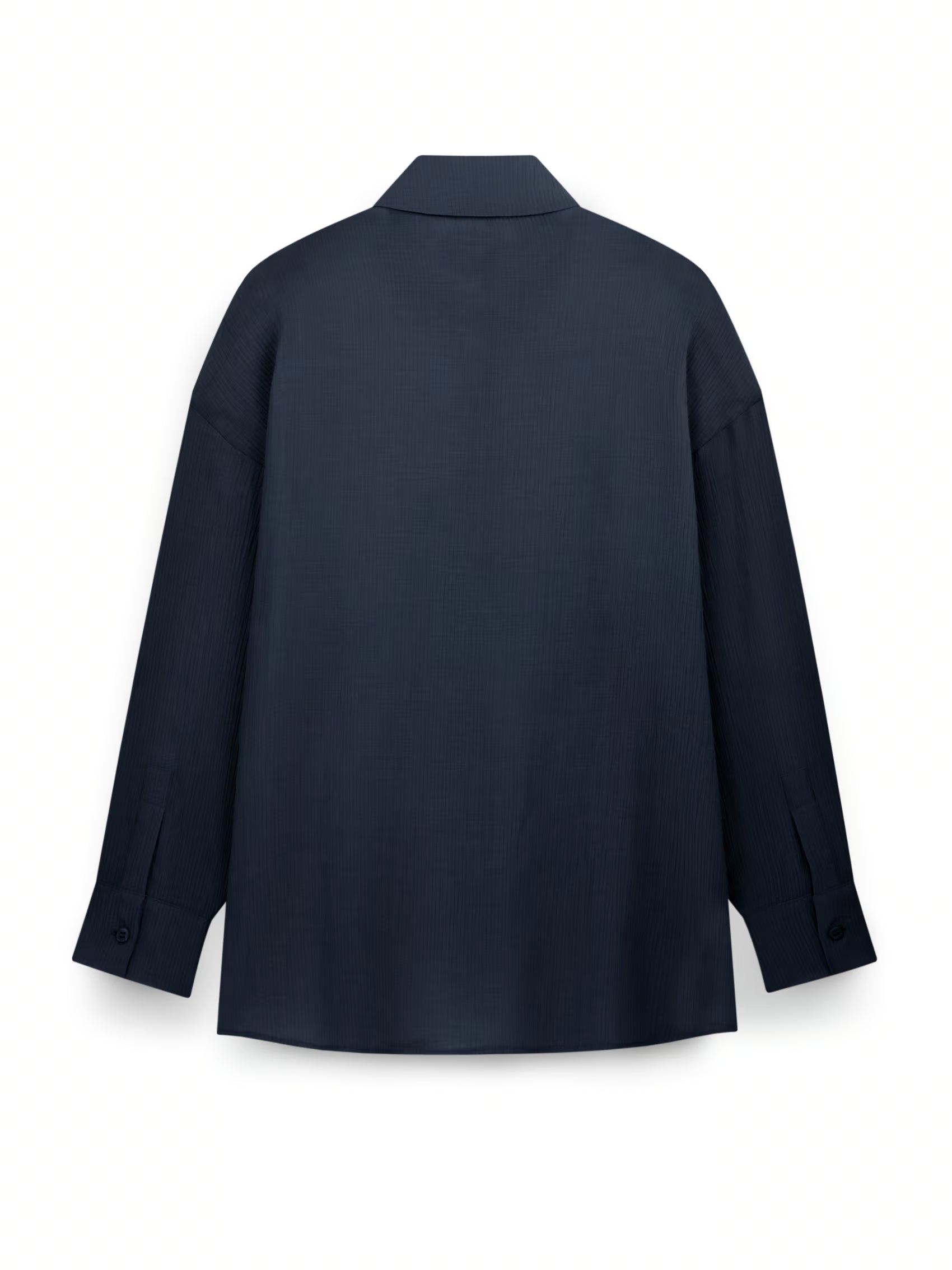 AIIZ Women's Texture Long Sleeve Shirt