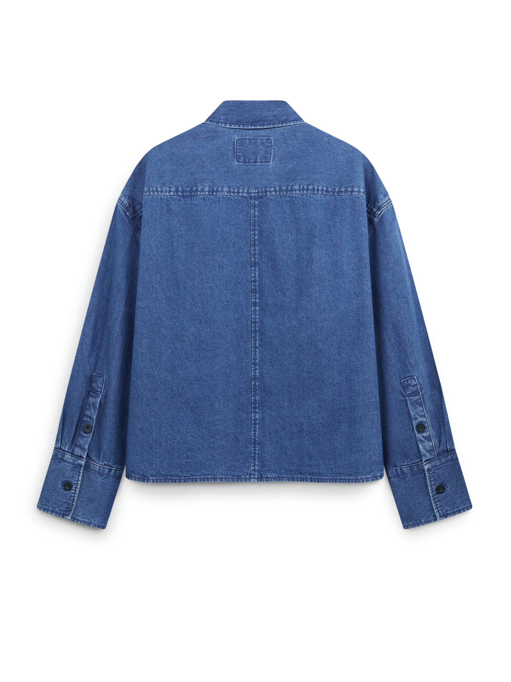 AIIZ Women’s Denim Shirt with Pocket